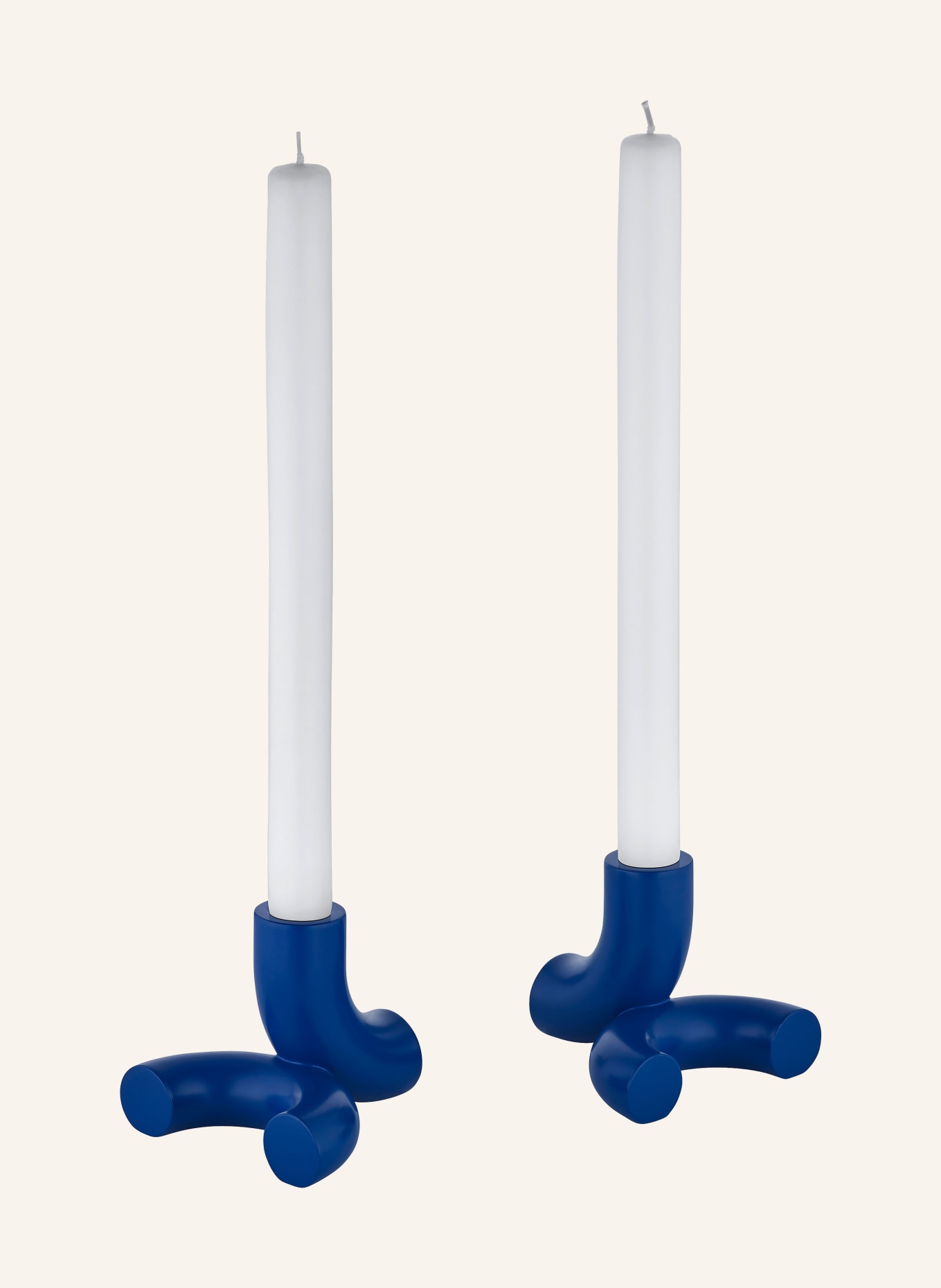 blomus 2er-Set Kerzenhalter DOODLE: BLAU