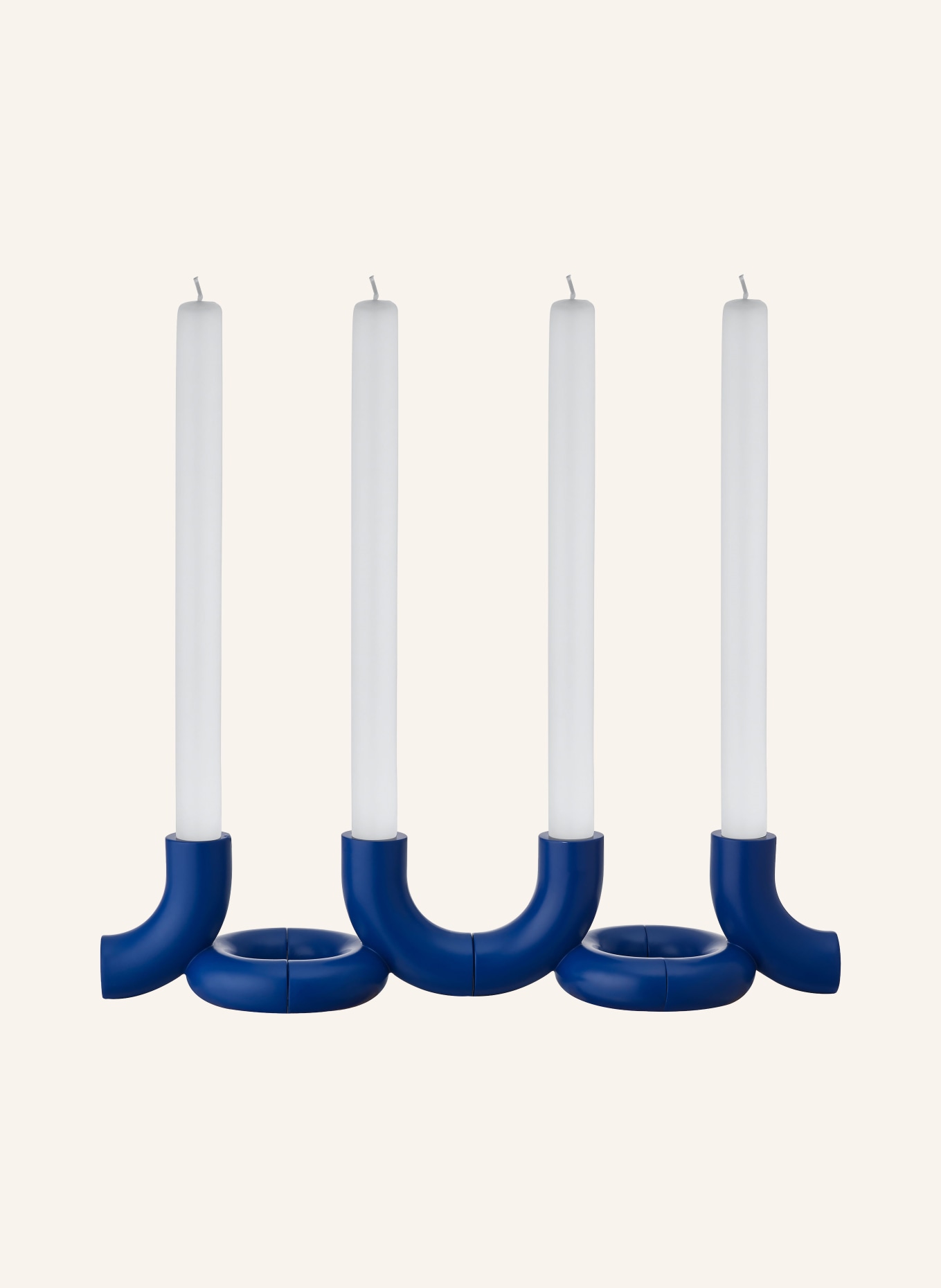 blomus 2er-Set Kerzenhalter DOODLE: BLAU