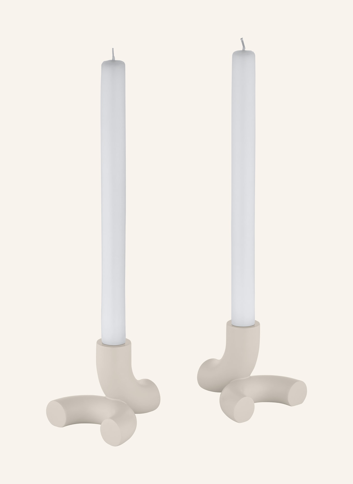 blomus 2er-Set Kerzenhalter DOODLE: HELLGELB