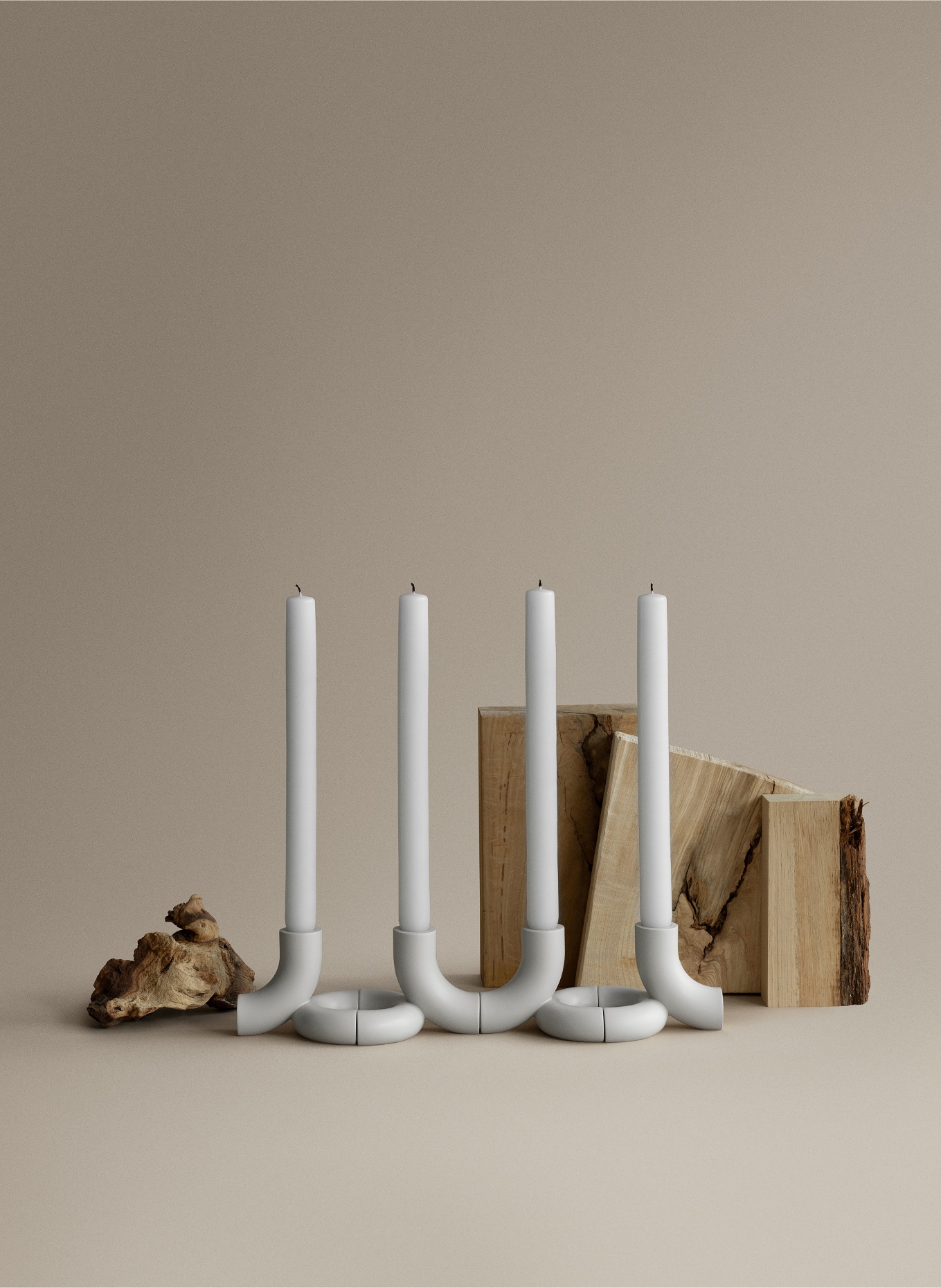 blomus 2er-Set Kerzenhalter DOODLE: HELLGELB