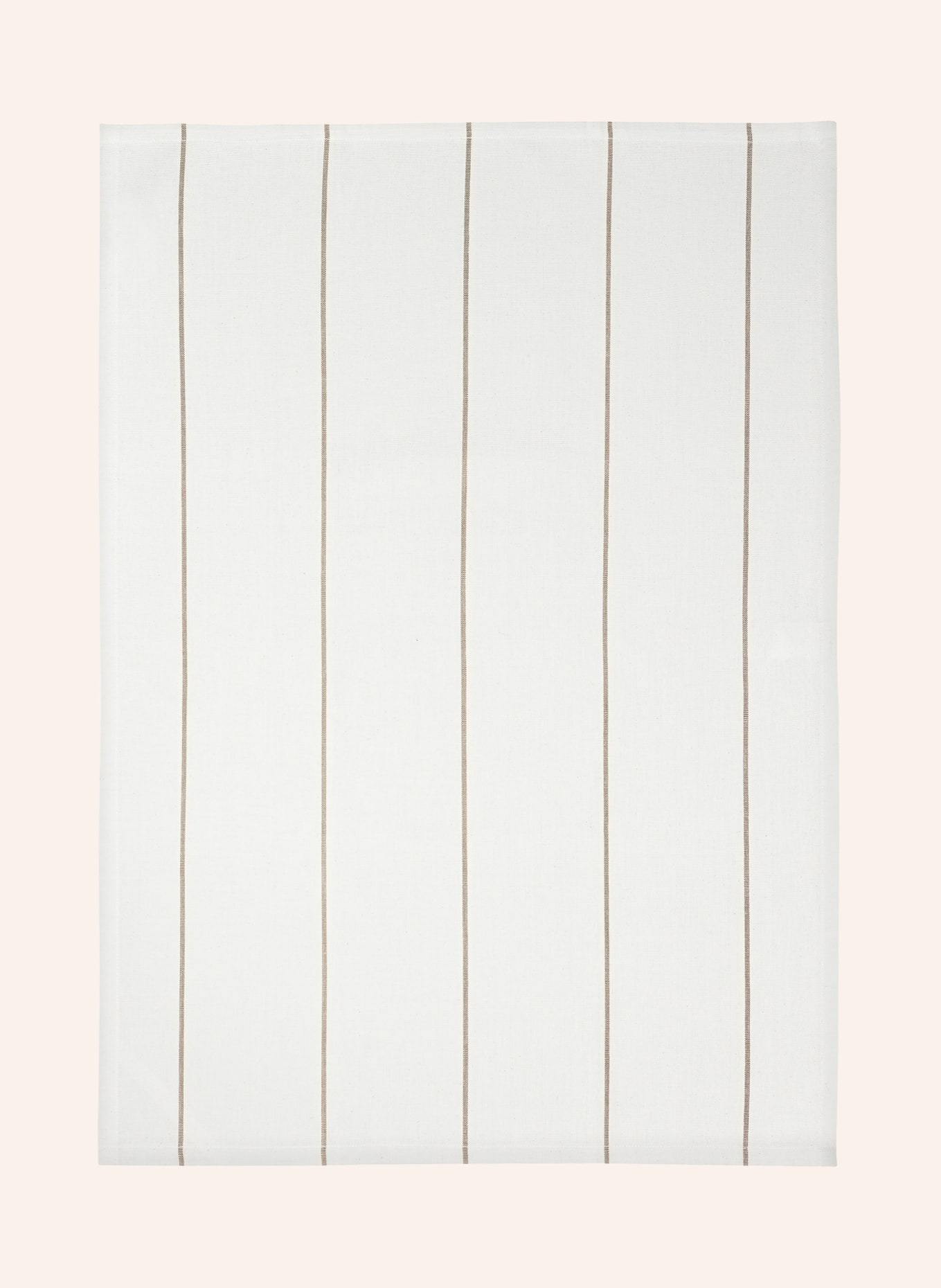 blomus Lot de 2 torchons TAULO: BLANC / MARRON