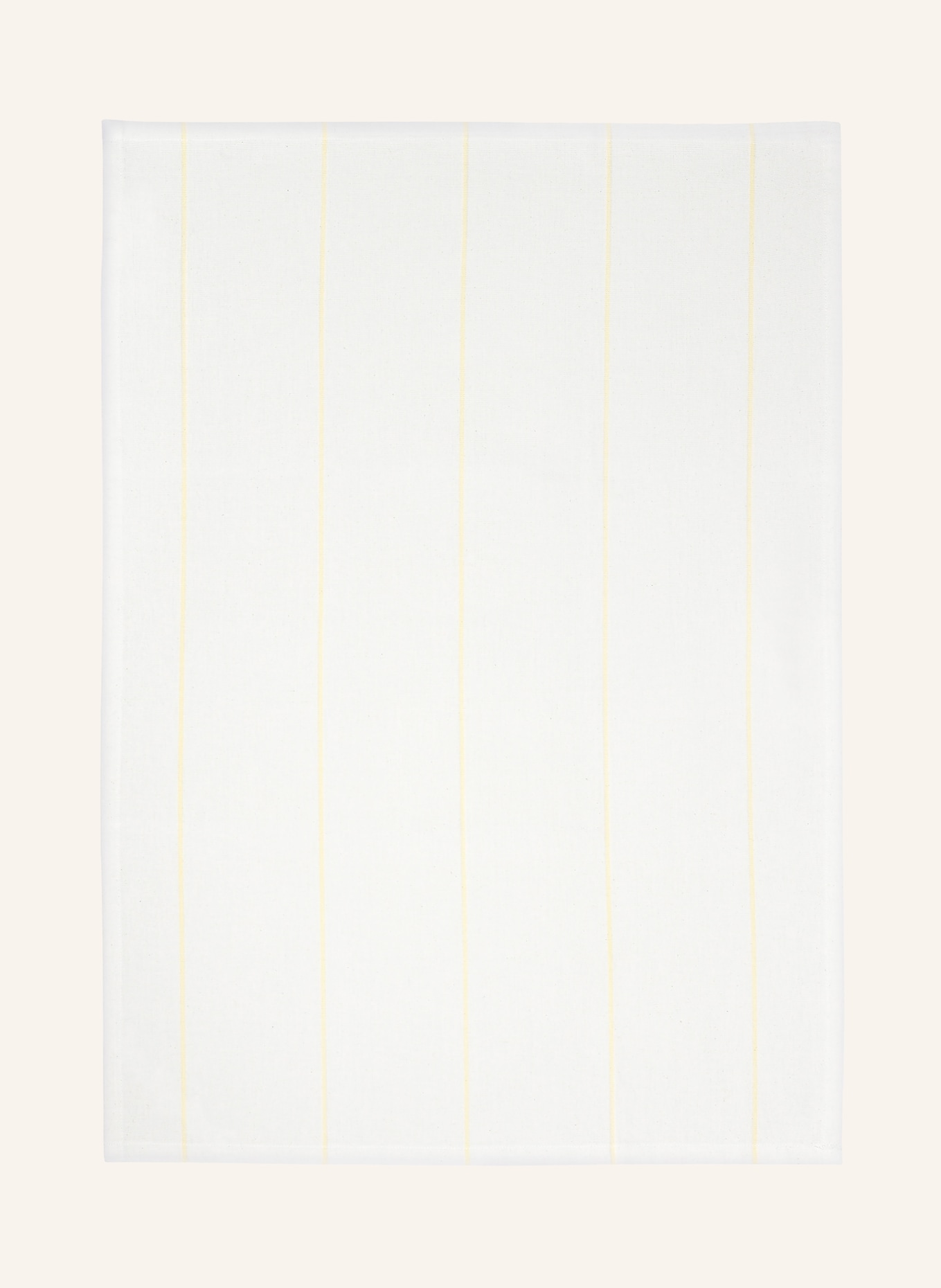 blomus Lot de 2 torchons TAULO: BLANC / JAUNE