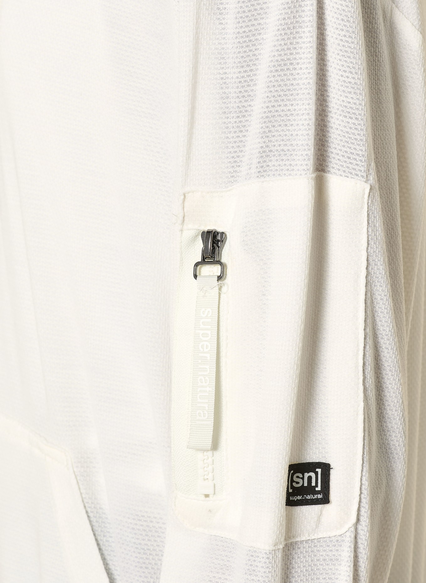 super.natural Hoodie AIR met merinowol: WIT