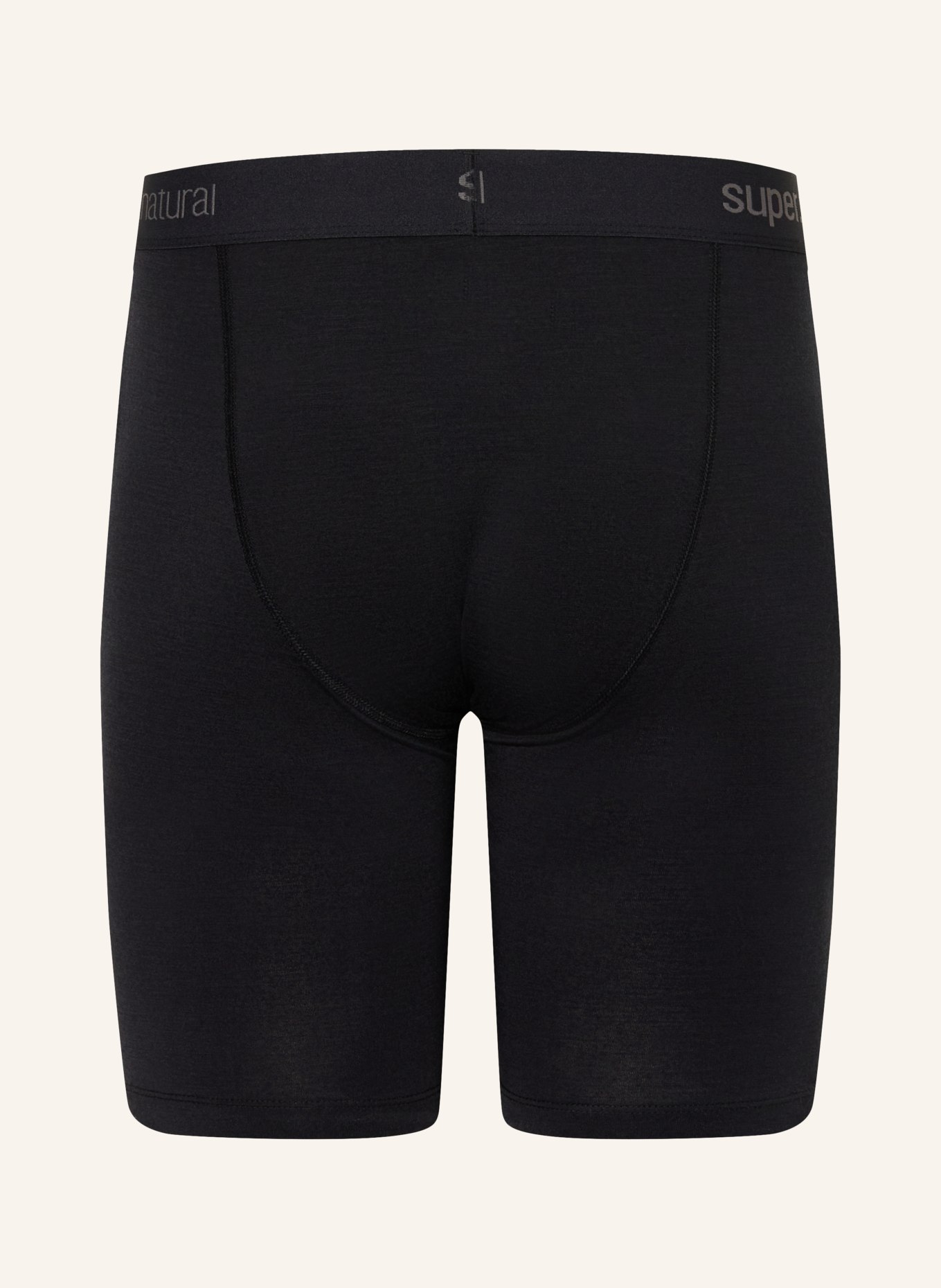 super.natural Functioneel ondergoed-short TUNDRA175 met merinowol: ZWART