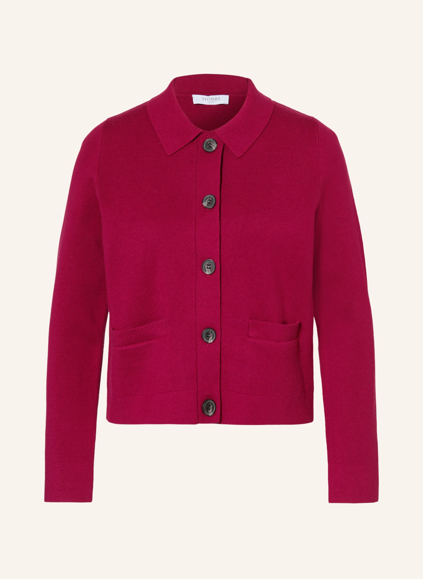 HOBBS Strickjacke MIA: DUNKELROT