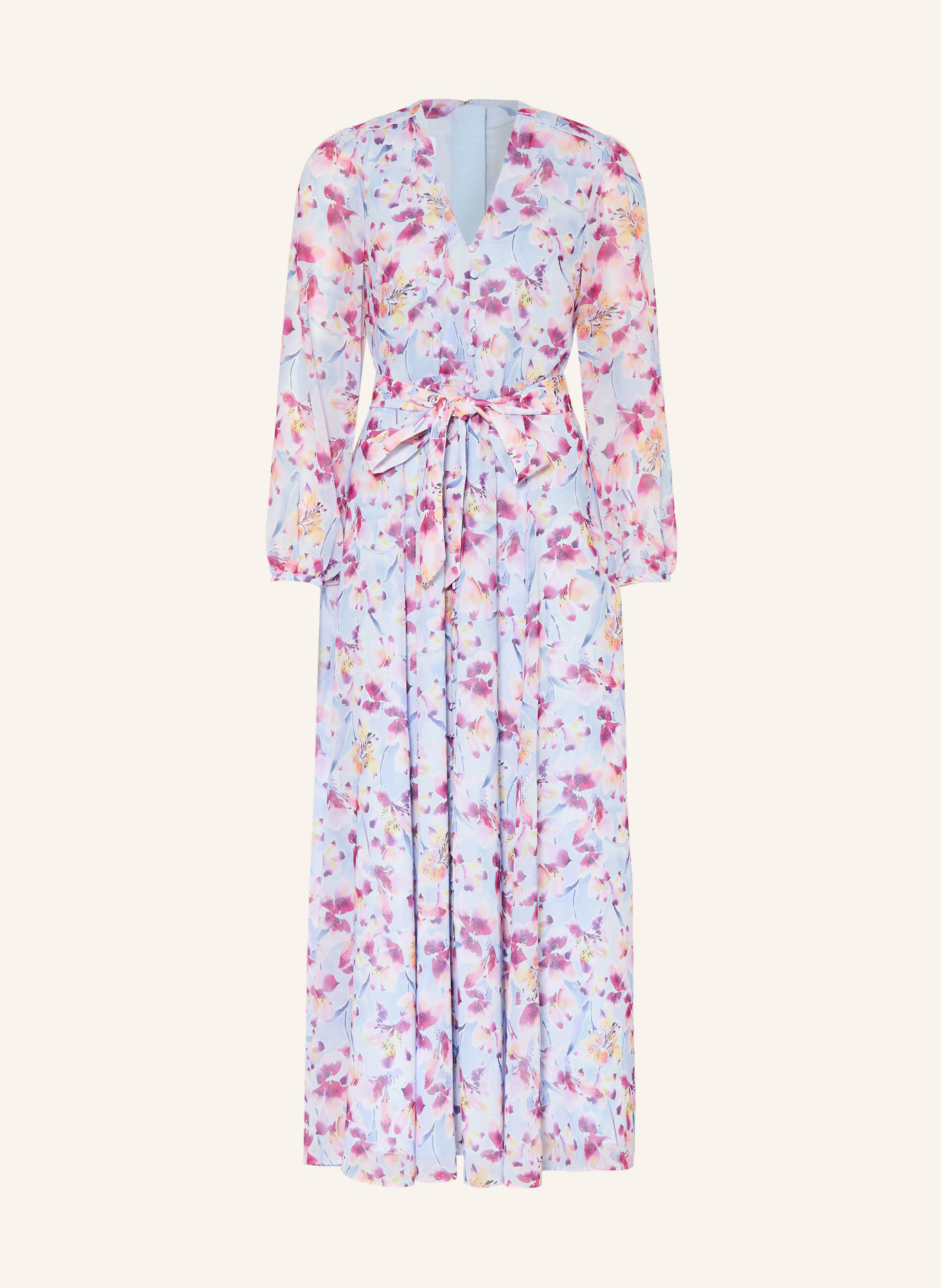 HOBBS Kleid THEA: HELLBLAU / ALTROSA / ROSA