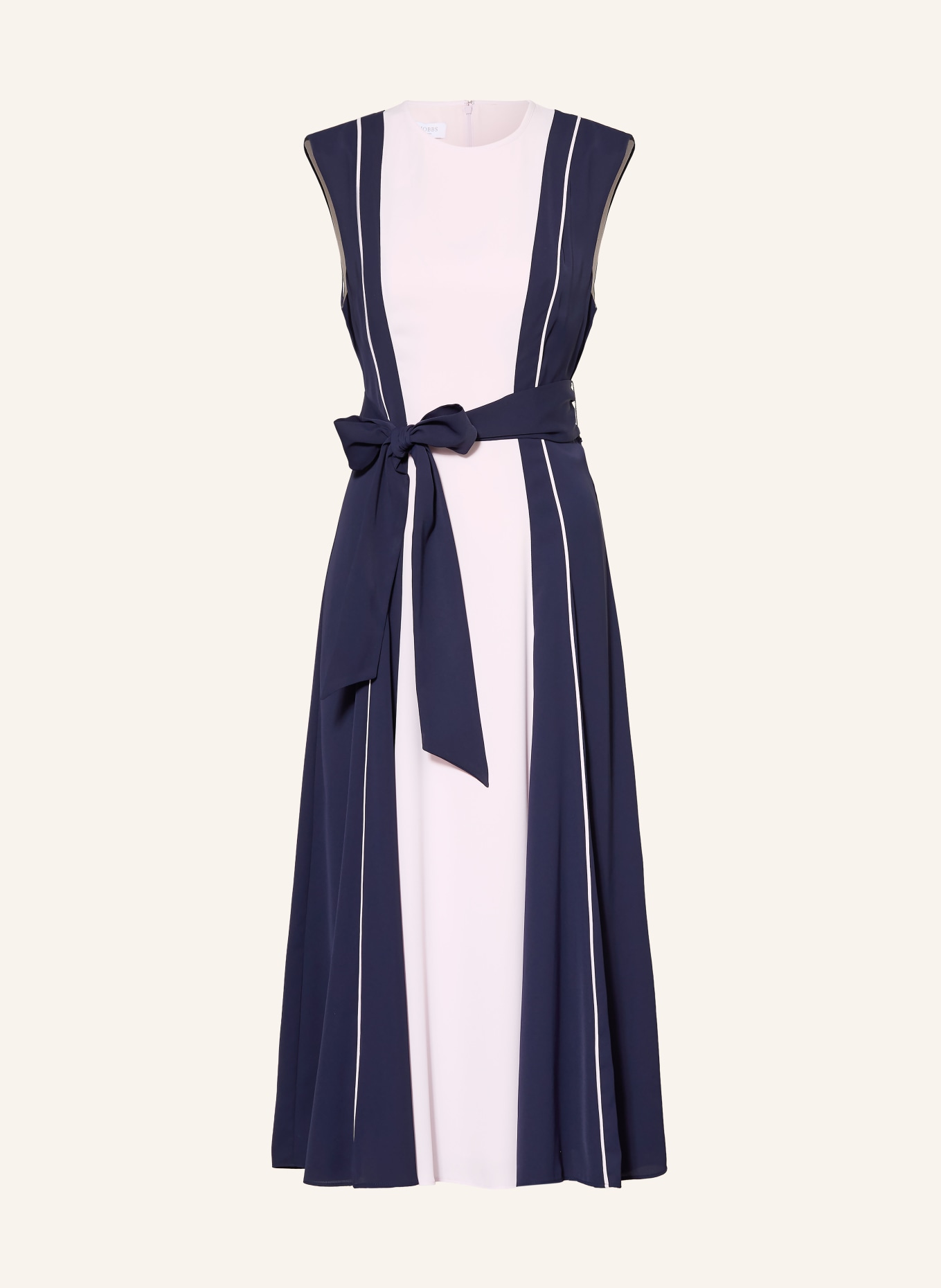 HOBBS Kleid LOUISE: DUNKELBLAU / HELLROSA