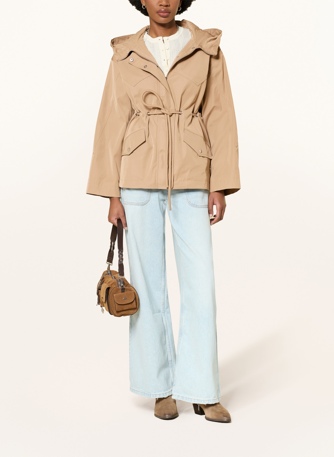 ba&sh Trench-Jacke ILIO: BEIGE