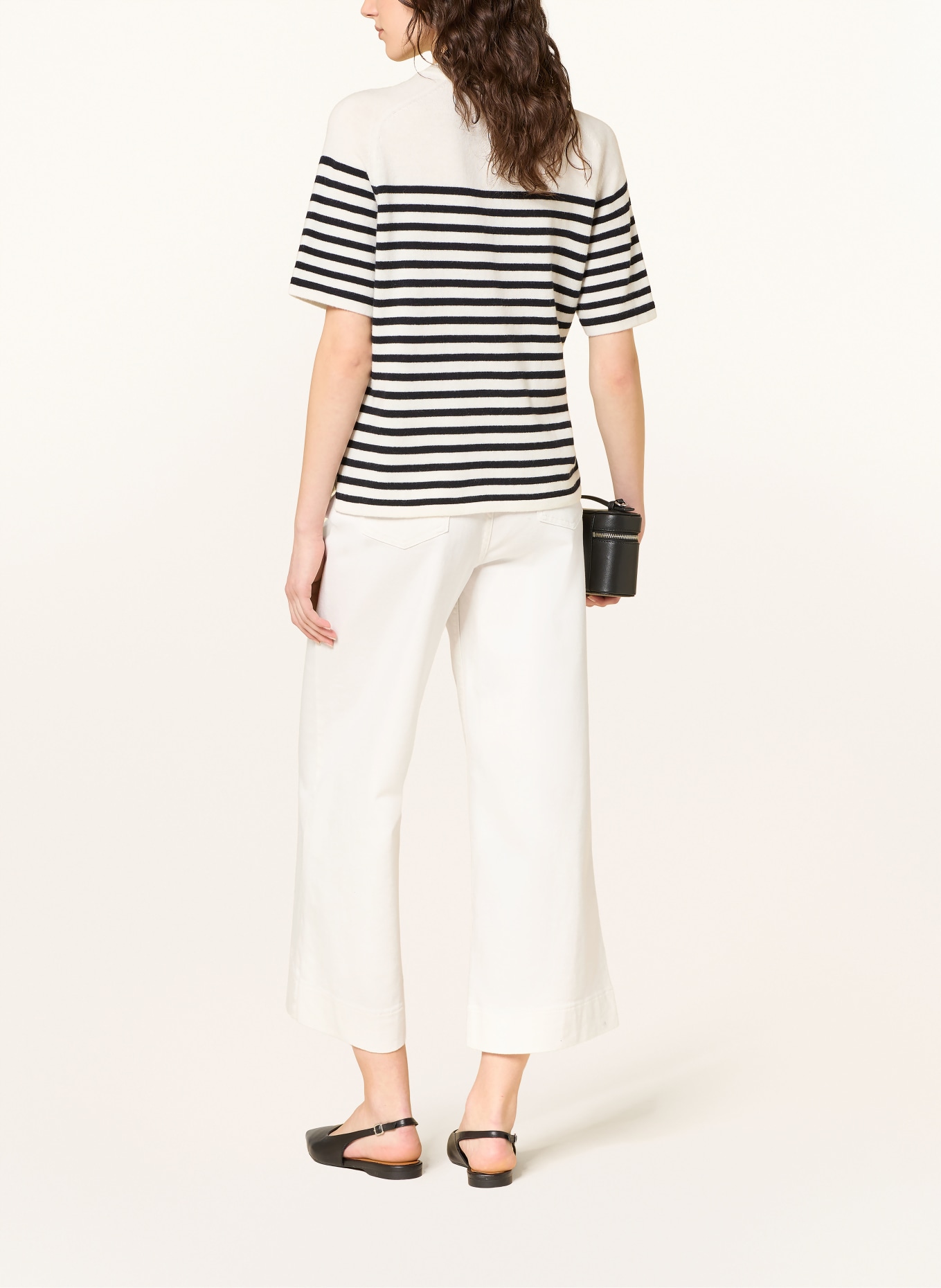 HOBBS Jupe-culotte en jean BRINLEY: OFF WHITE