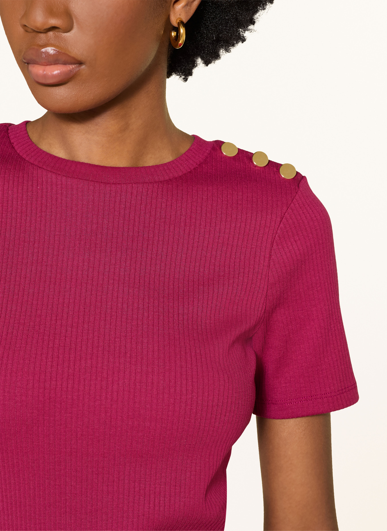 HOBBS T-Shirt TAMSIN: DUNKELROT