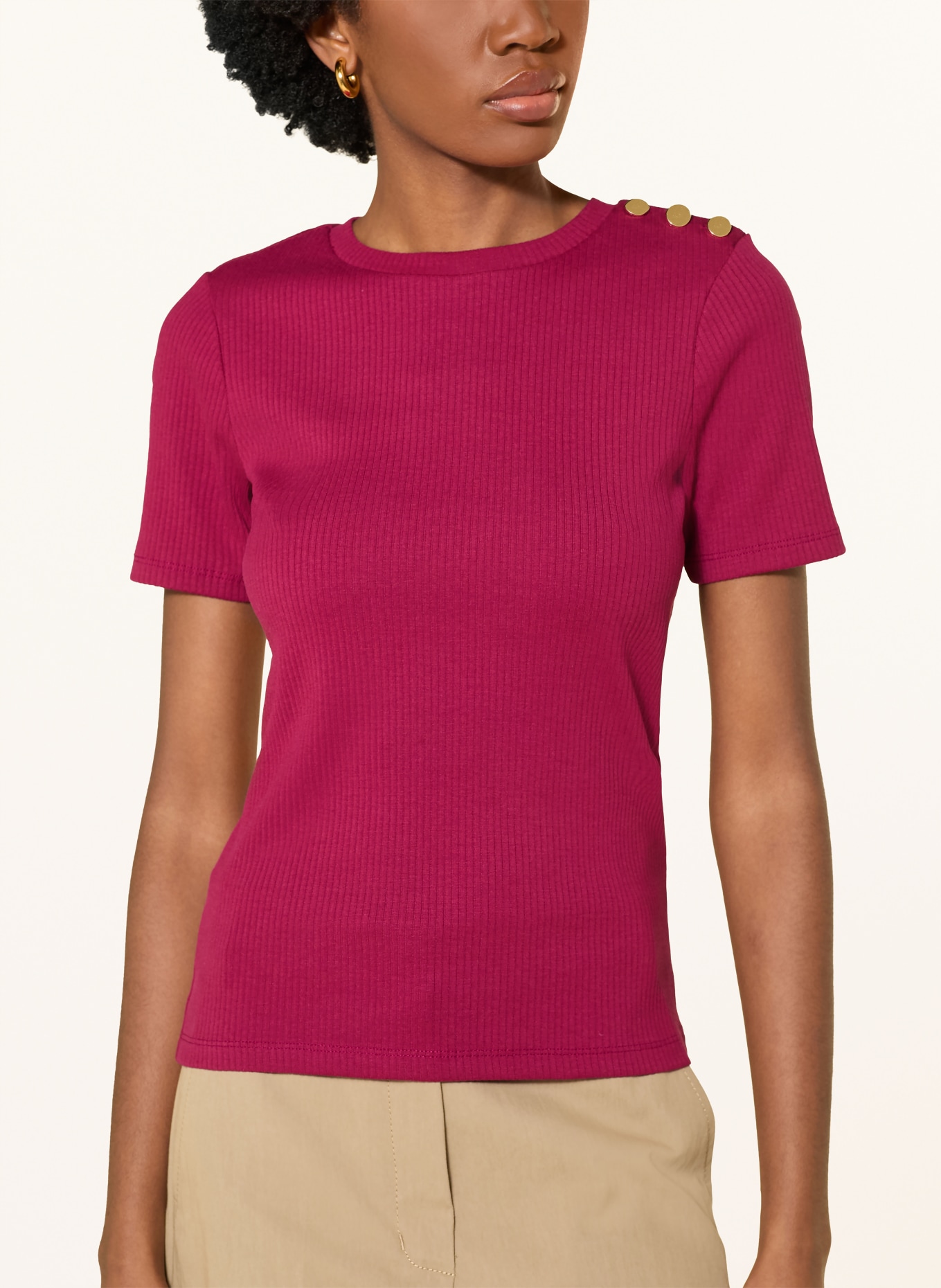 HOBBS T-Shirt TAMSIN: DUNKELROT