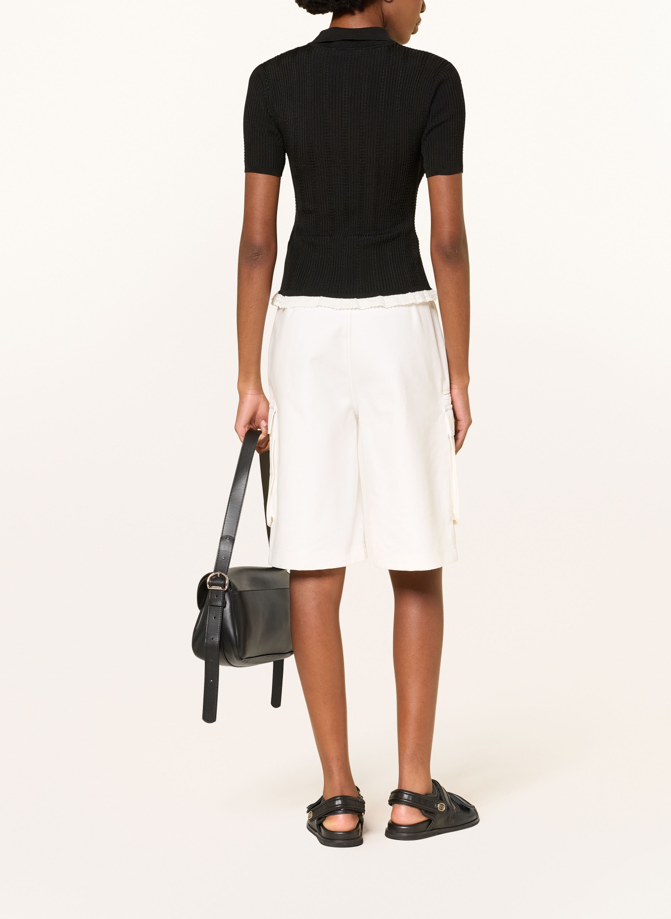 SANDRO Bermudas: WEISS