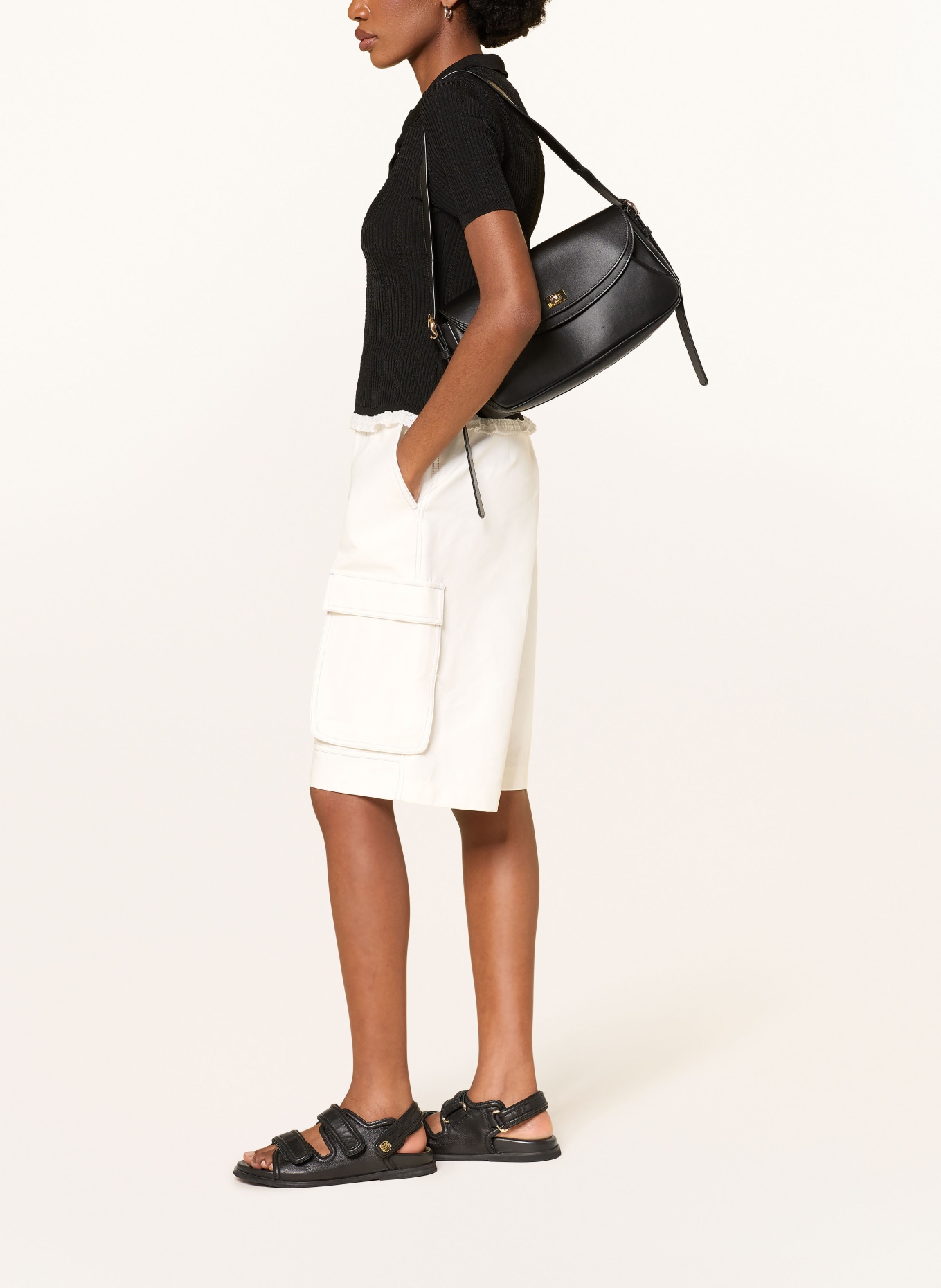 SANDRO Bermudas: WEISS