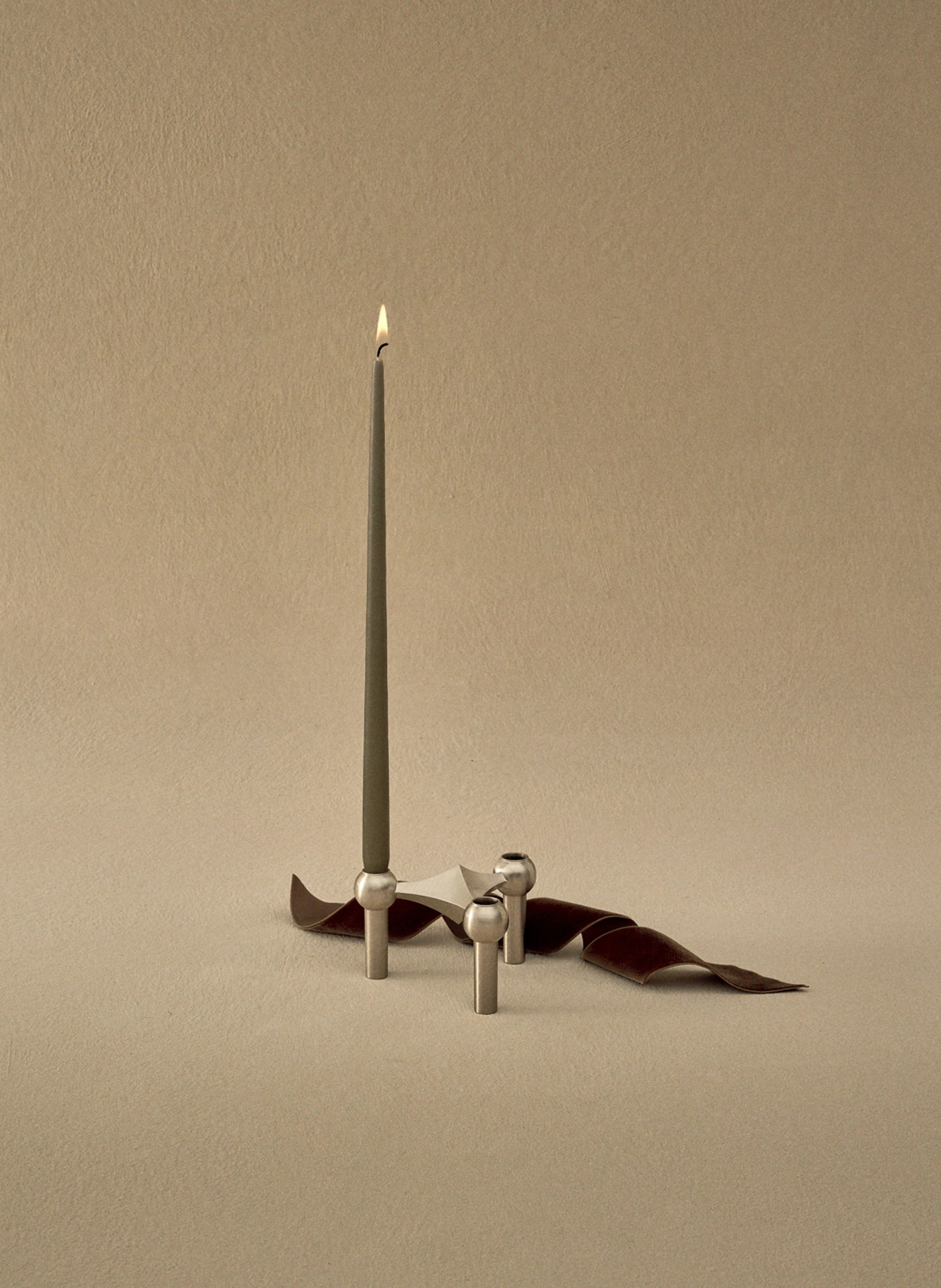 STOFF NAGEL Lot de 6 bougies cylindriques: VERT