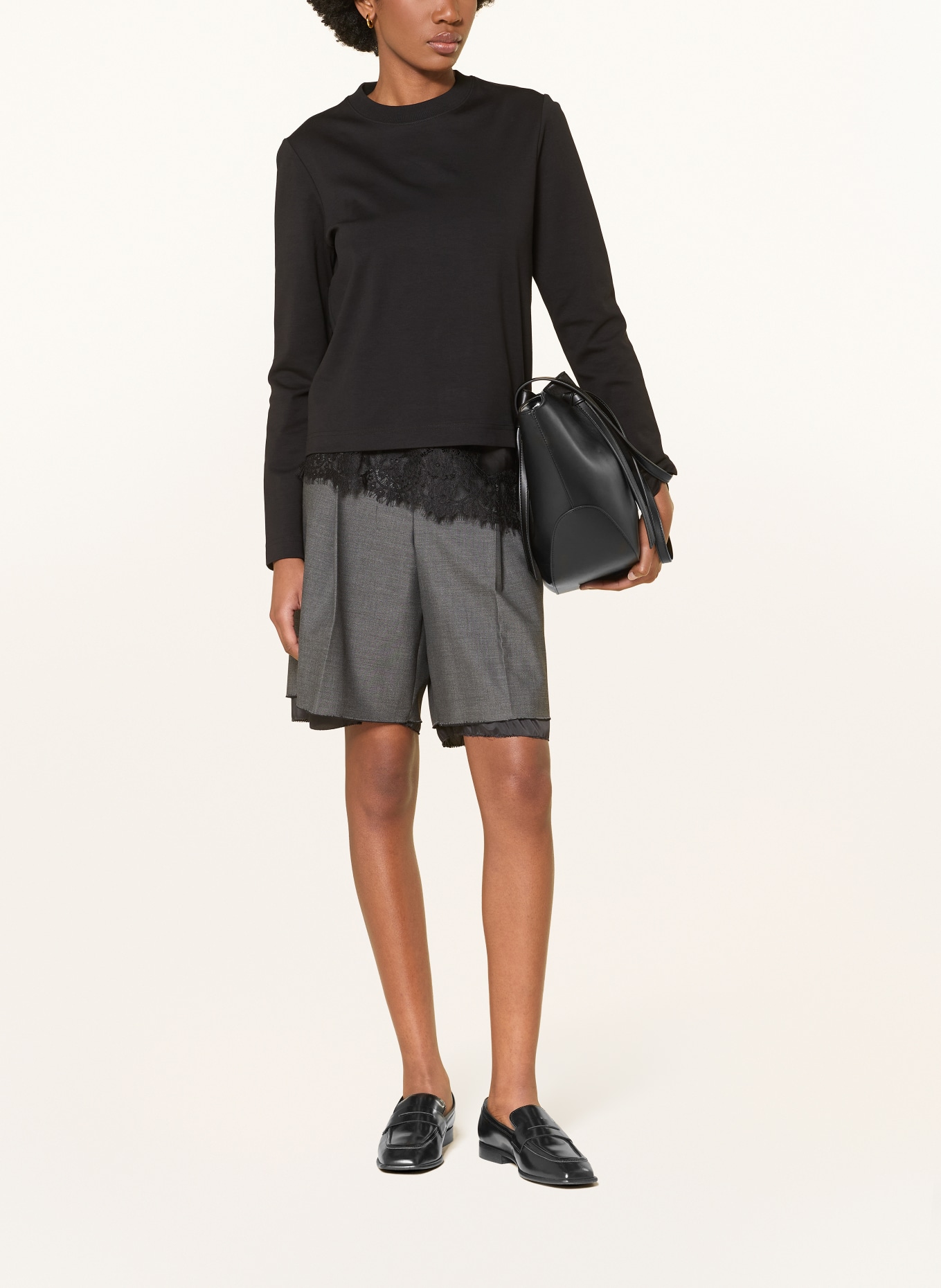 COS Longsleeve: SCHWARZ