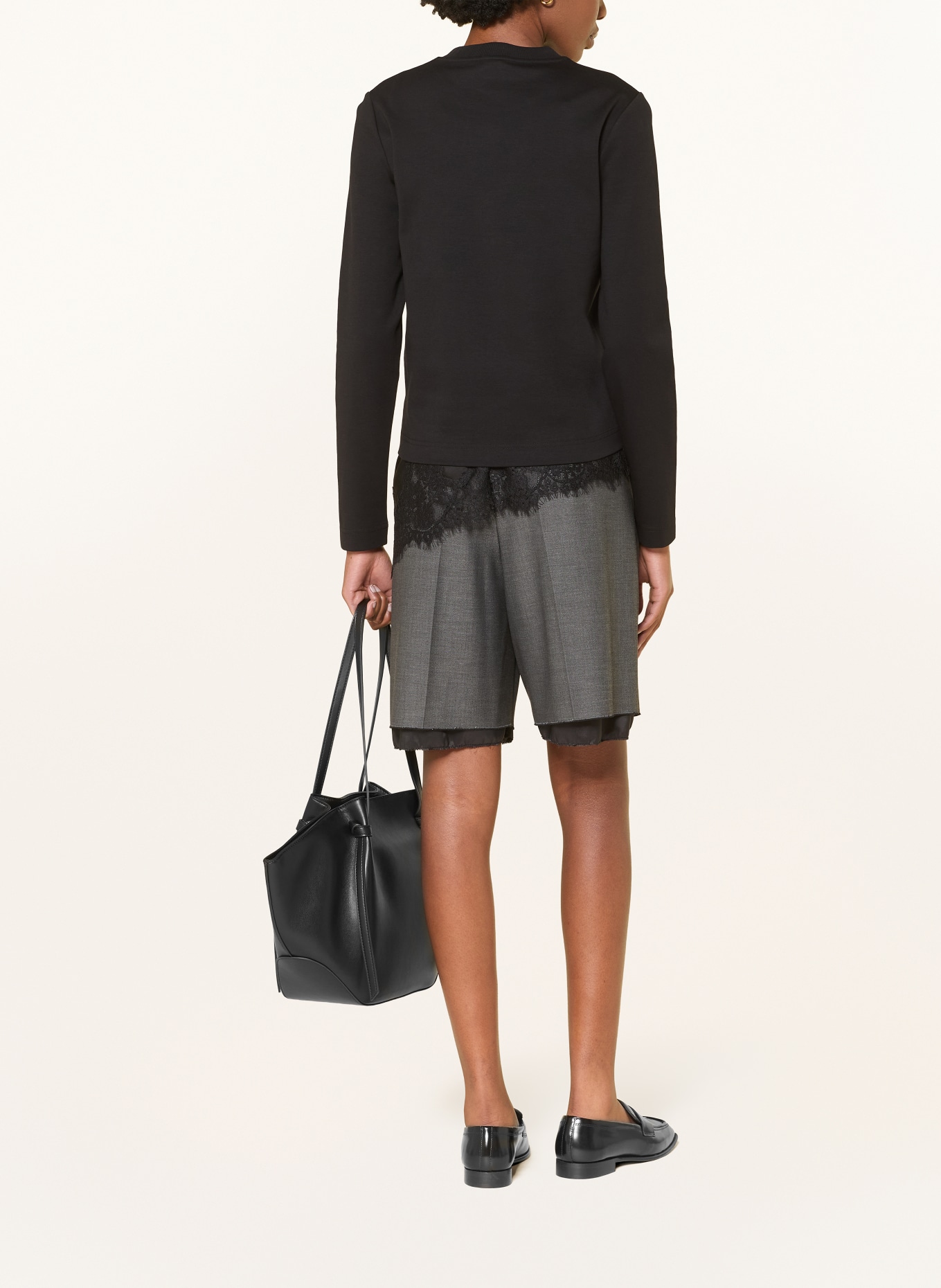 COS Longsleeve: SCHWARZ