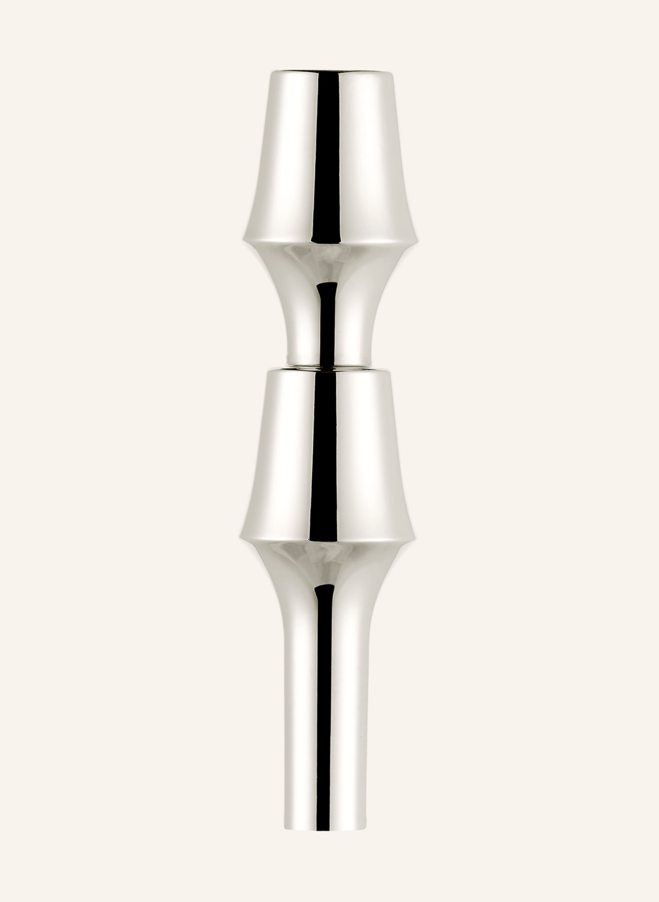 STOFF NAGEL Vase: SILBER