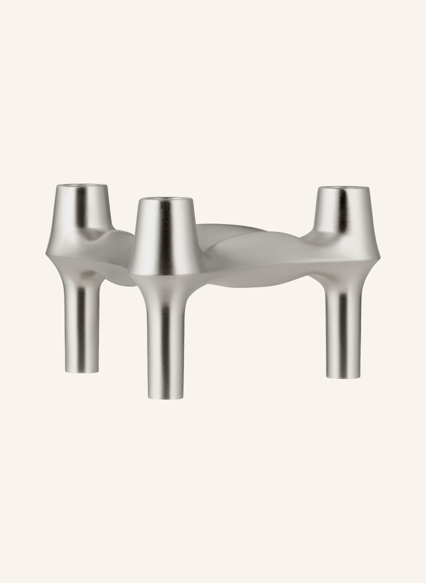 STOFF NAGEL candle holder: SILVER