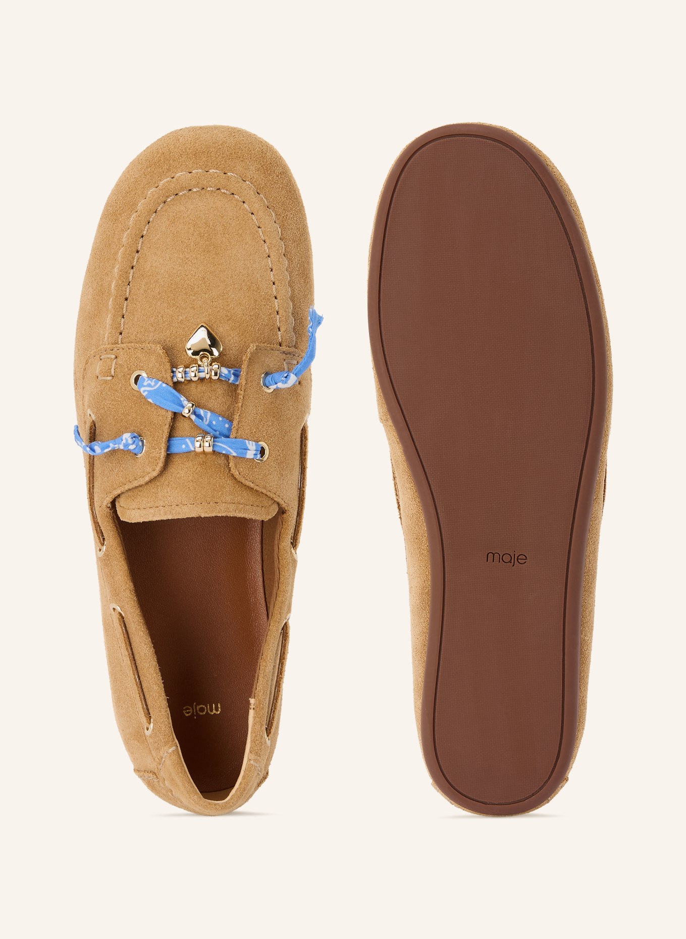 maje buty żeglarskie: CAMELOWY