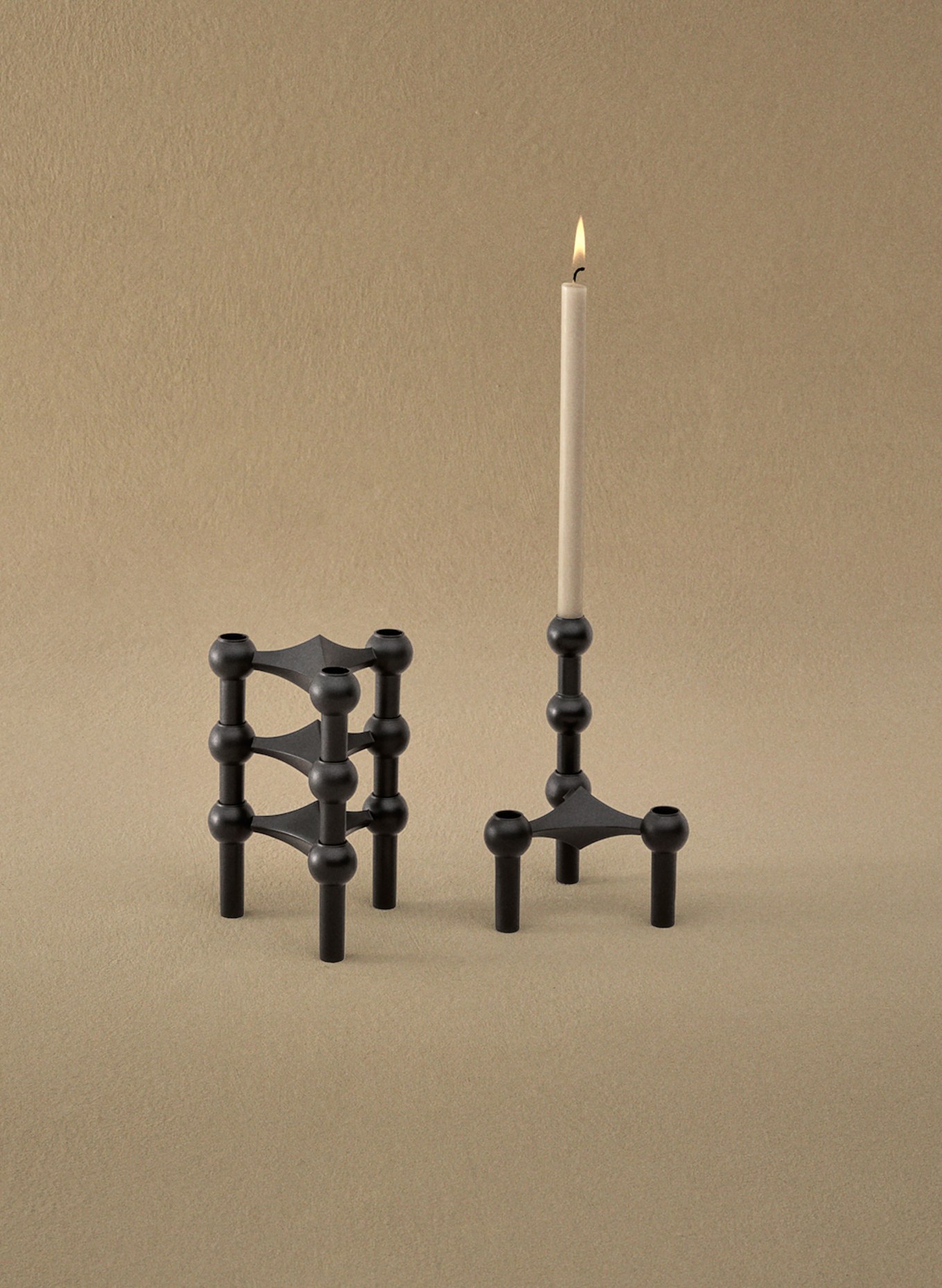 STOFF NAGEL vase: BLACK