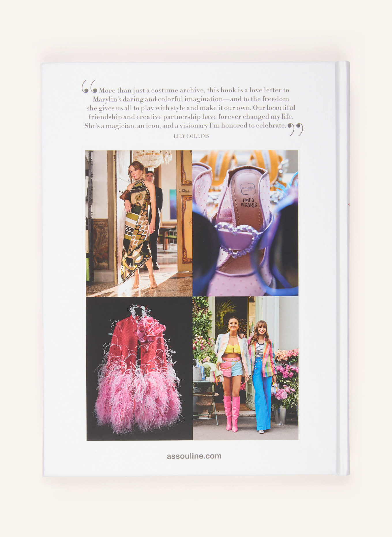 ASSOULINE Boek EMILY IN PARIS: THE FASHION GUIDE: CRÈME / ROOD / NEONBLAUW