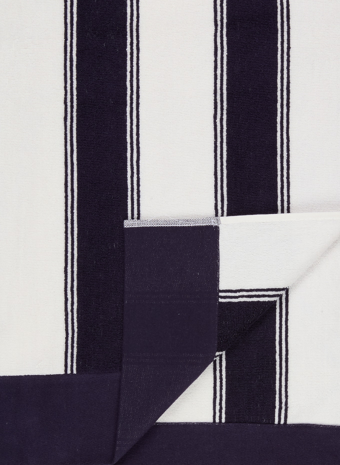 GANT HOME ręcznik plażowy: GRANATOWY / BIAŁY