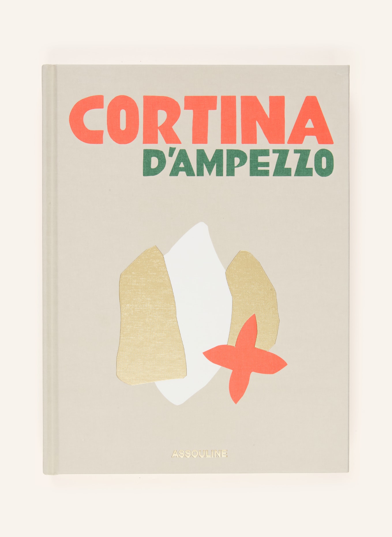 ASSOULINE Boek CORTINA D'AMPEZZO: LICHTGRIJS / NEONORANJE / GROEN