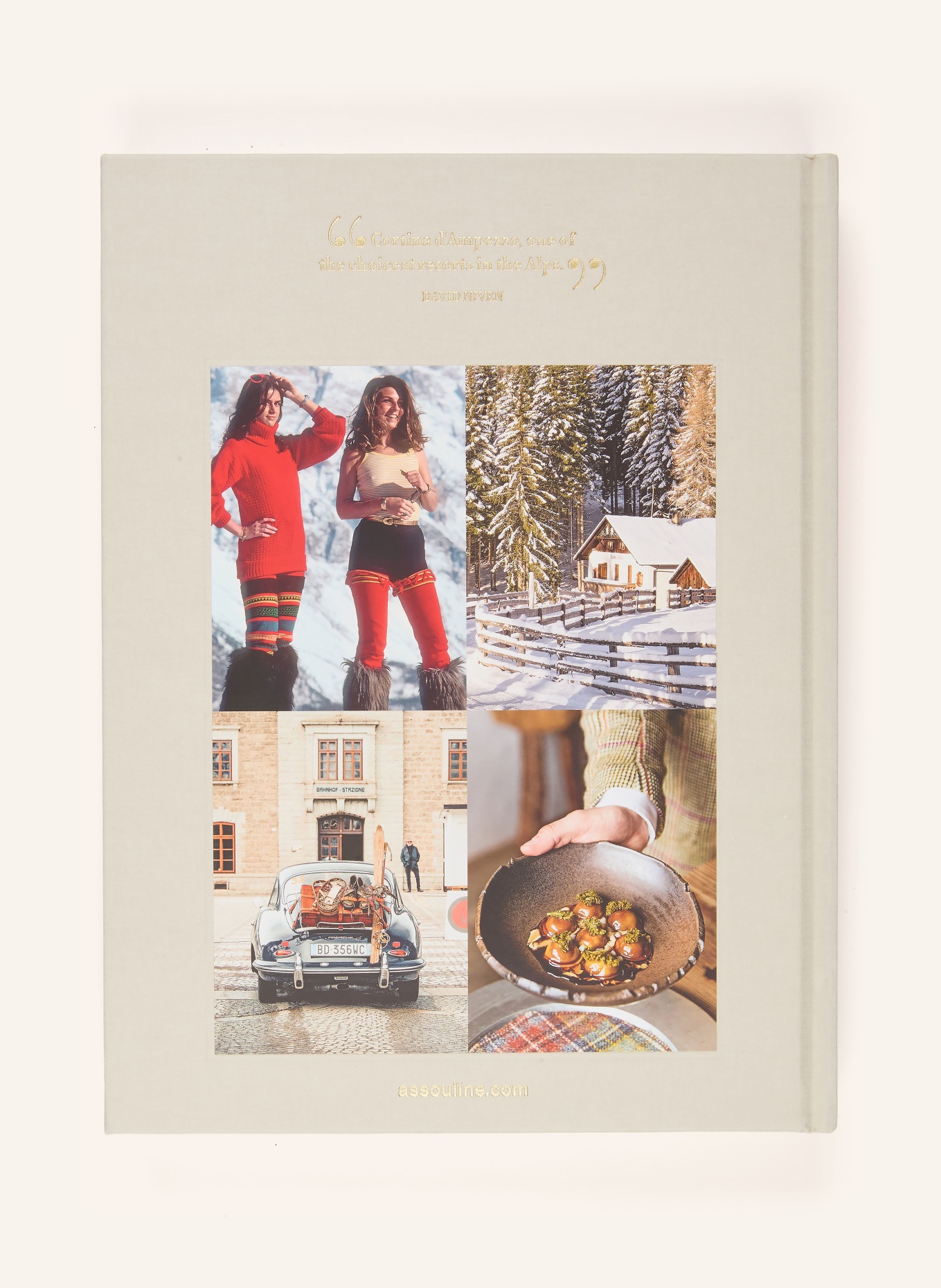 ASSOULINE Boek CORTINA D'AMPEZZO: LICHTGRIJS / NEONORANJE / GROEN