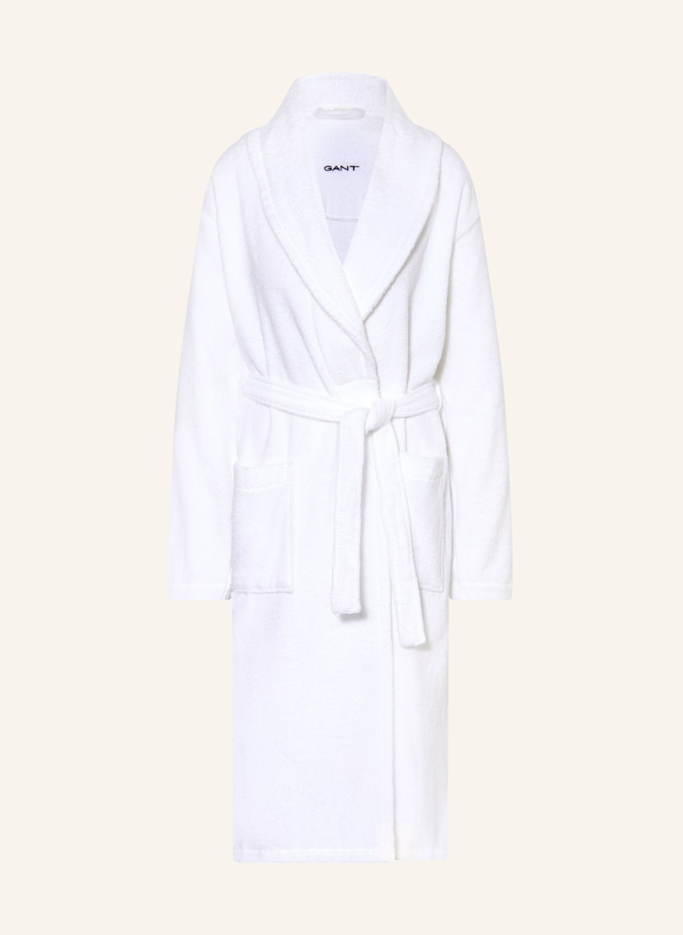 GANT HOME Peignoir unisexe: BLANC