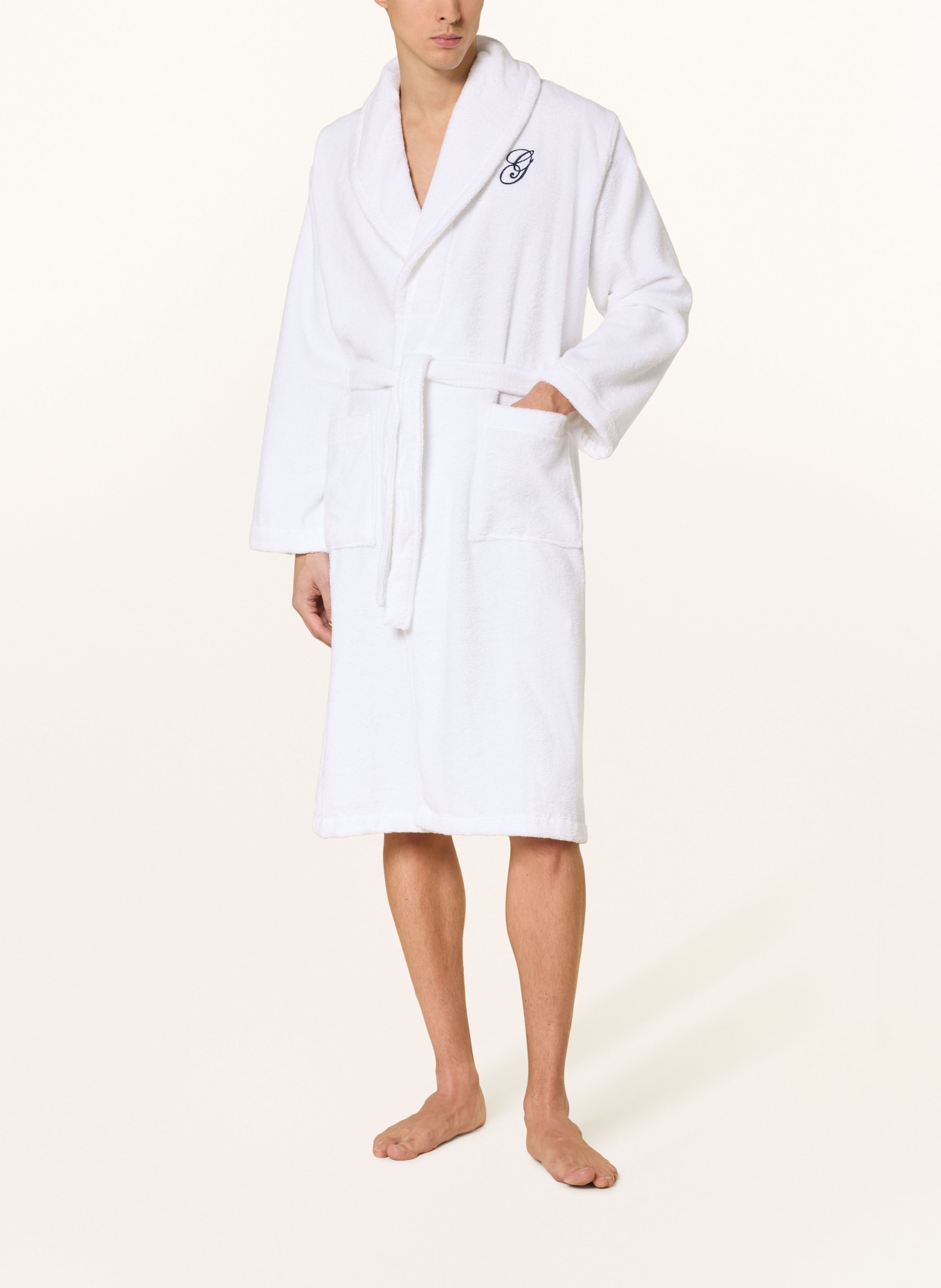 GANT HOME Peignoir unisexe: BLANC