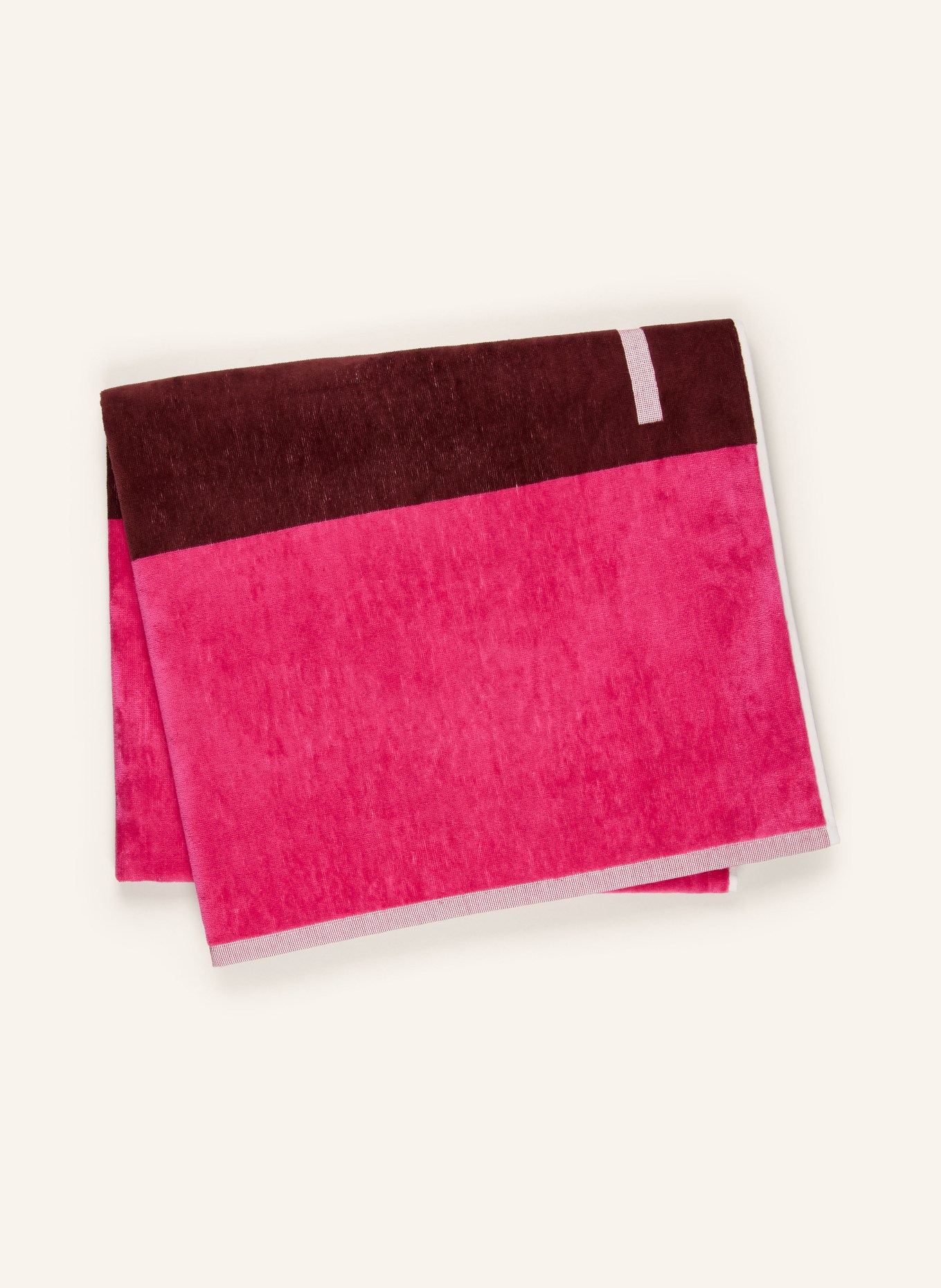 GANT HOME ręcznik plażowy: BRĄZOWY / KREMOWY / MOCNORÓŻOWY