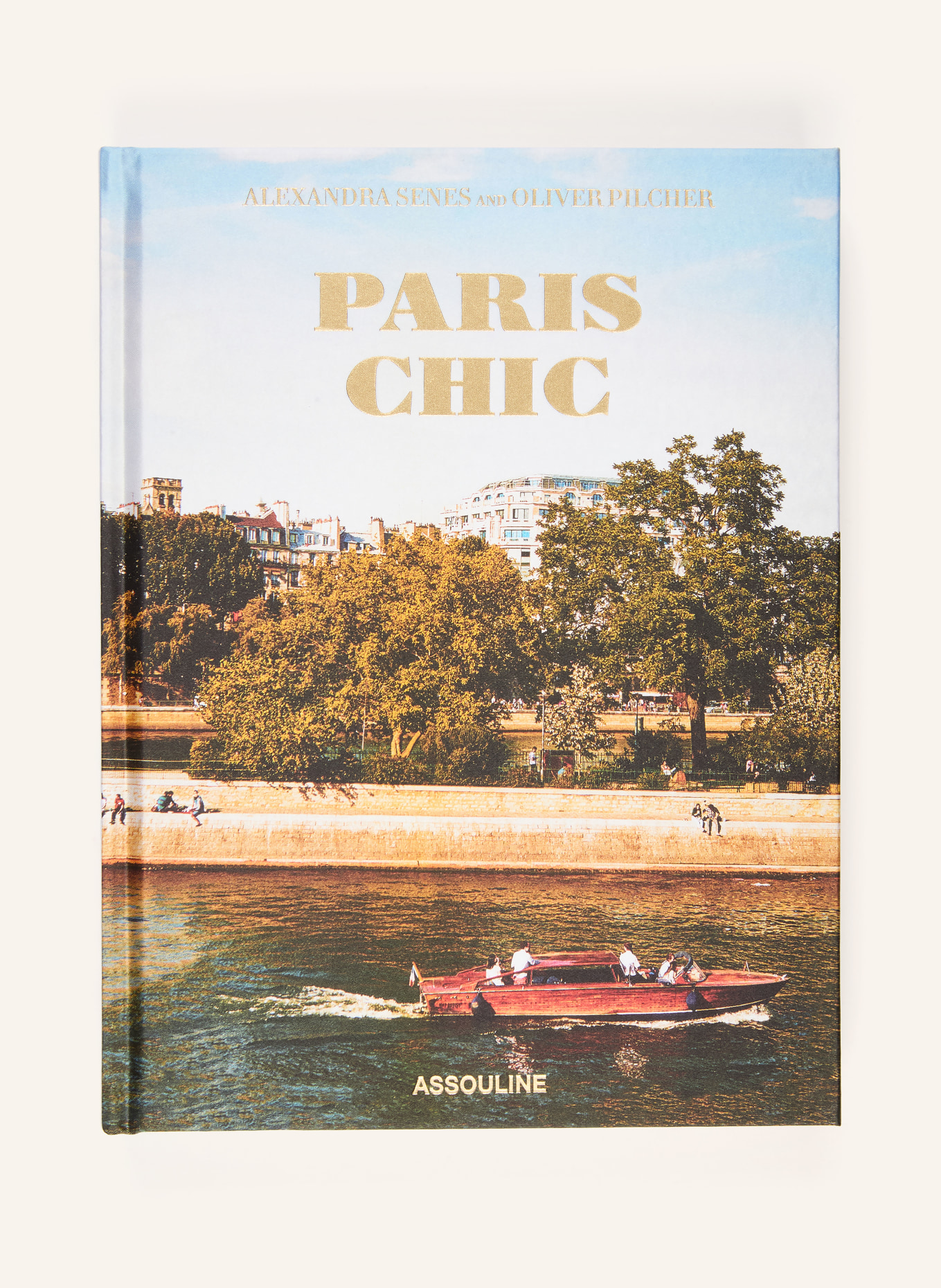 ASSOULINE Boek PARIS CHIC: LICHTBLAUW / GOUD / ROOD