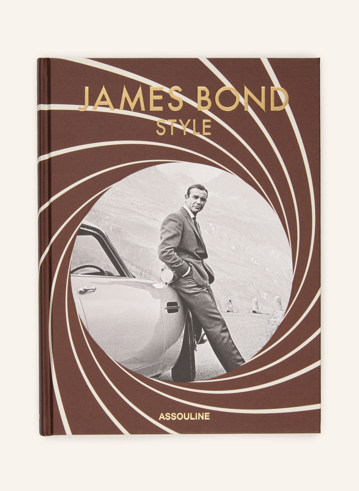 ASSOULINE Boek JAMES BOND STYLE: MARRON FONCÉ / GOUD / CRÈME