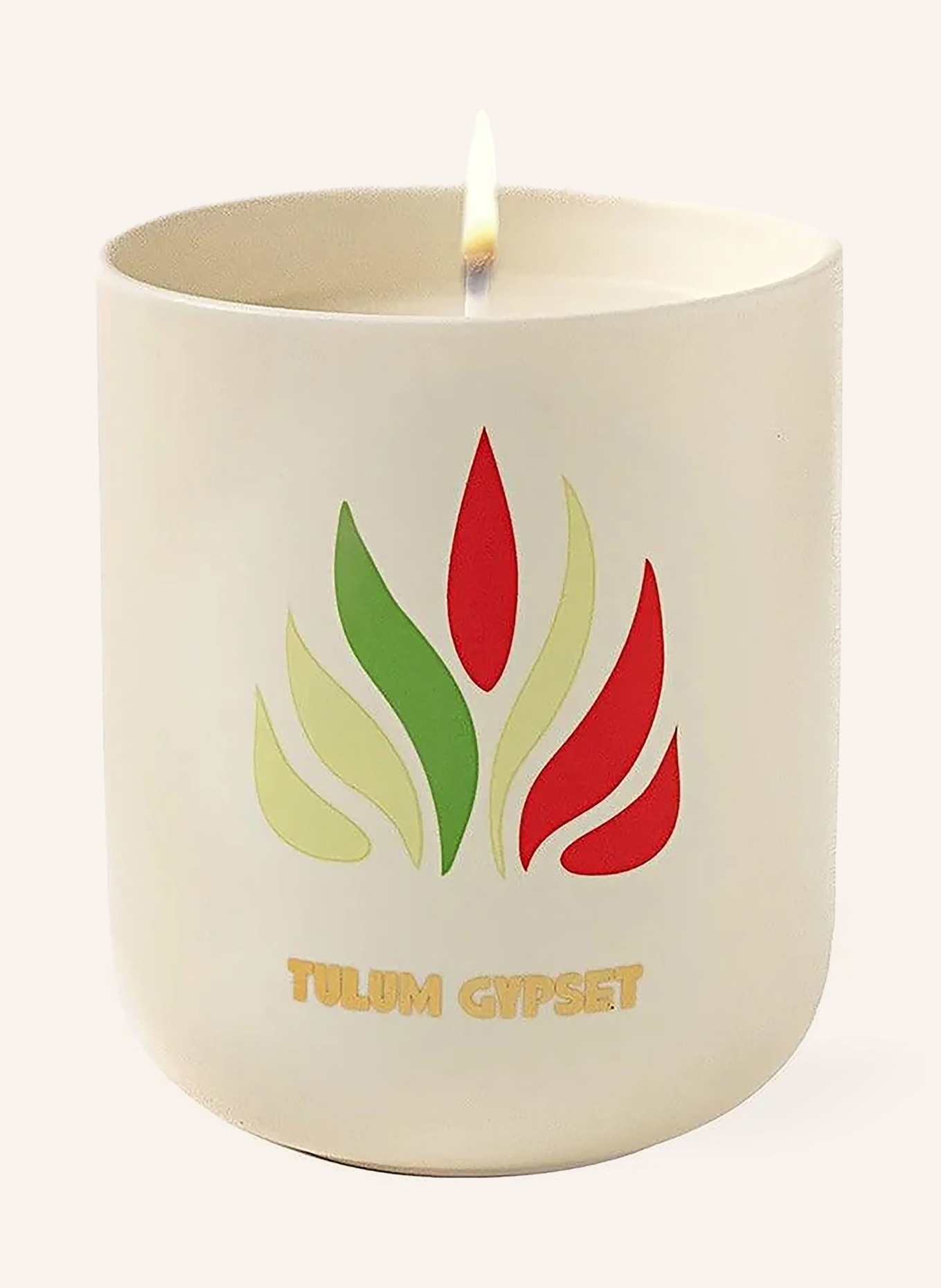 ASSOULINE Geurkaars TULUM GYPSET: LICHTBRUIN / ROOD / GROEN