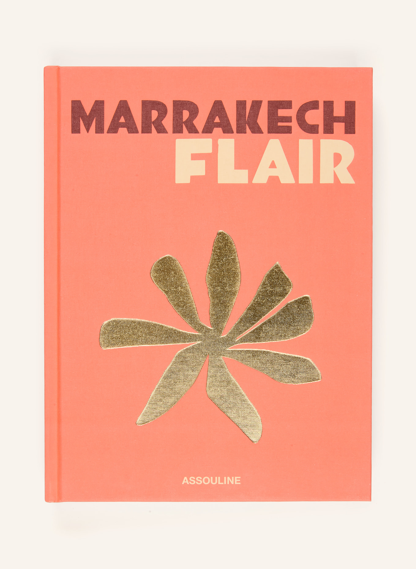 ASSOULINE Boek MARRAKECH FLAIR: LICHTROOD / GOUD / LICHTBRUIN