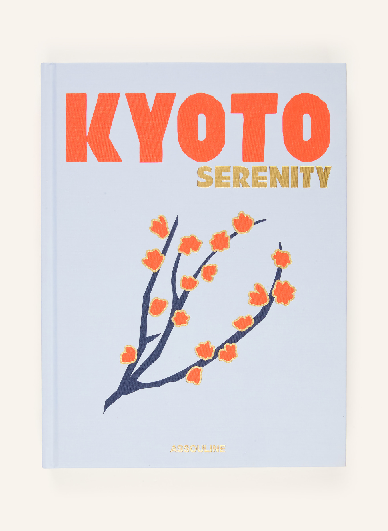 ASSOULINE Boek KYOTO SERENITY: LICHTBLAUW / DONKERGRIJS / NEONORANJE