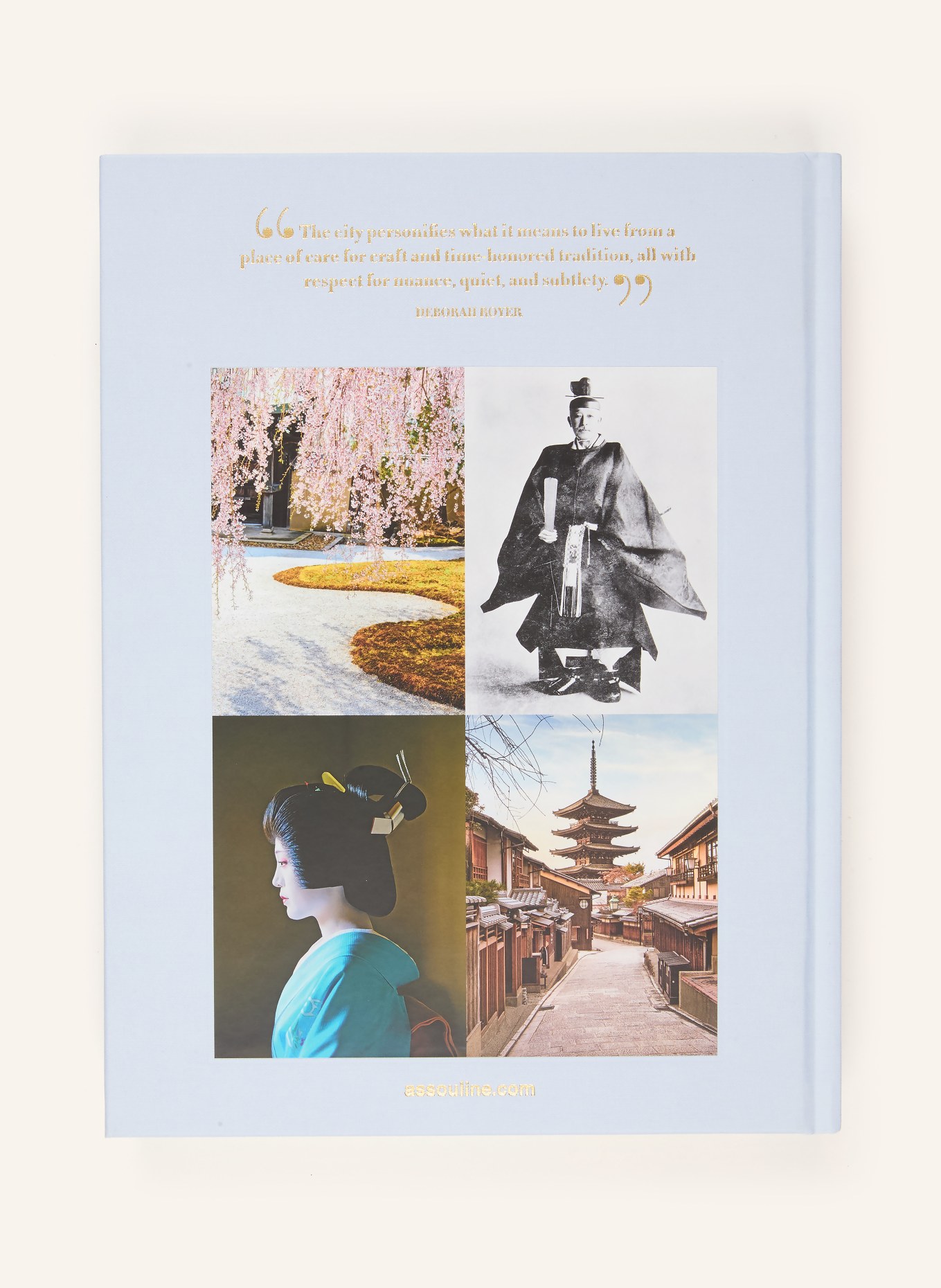 ASSOULINE Boek KYOTO SERENITY: LICHTBLAUW / DONKERGRIJS / NEONORANJE