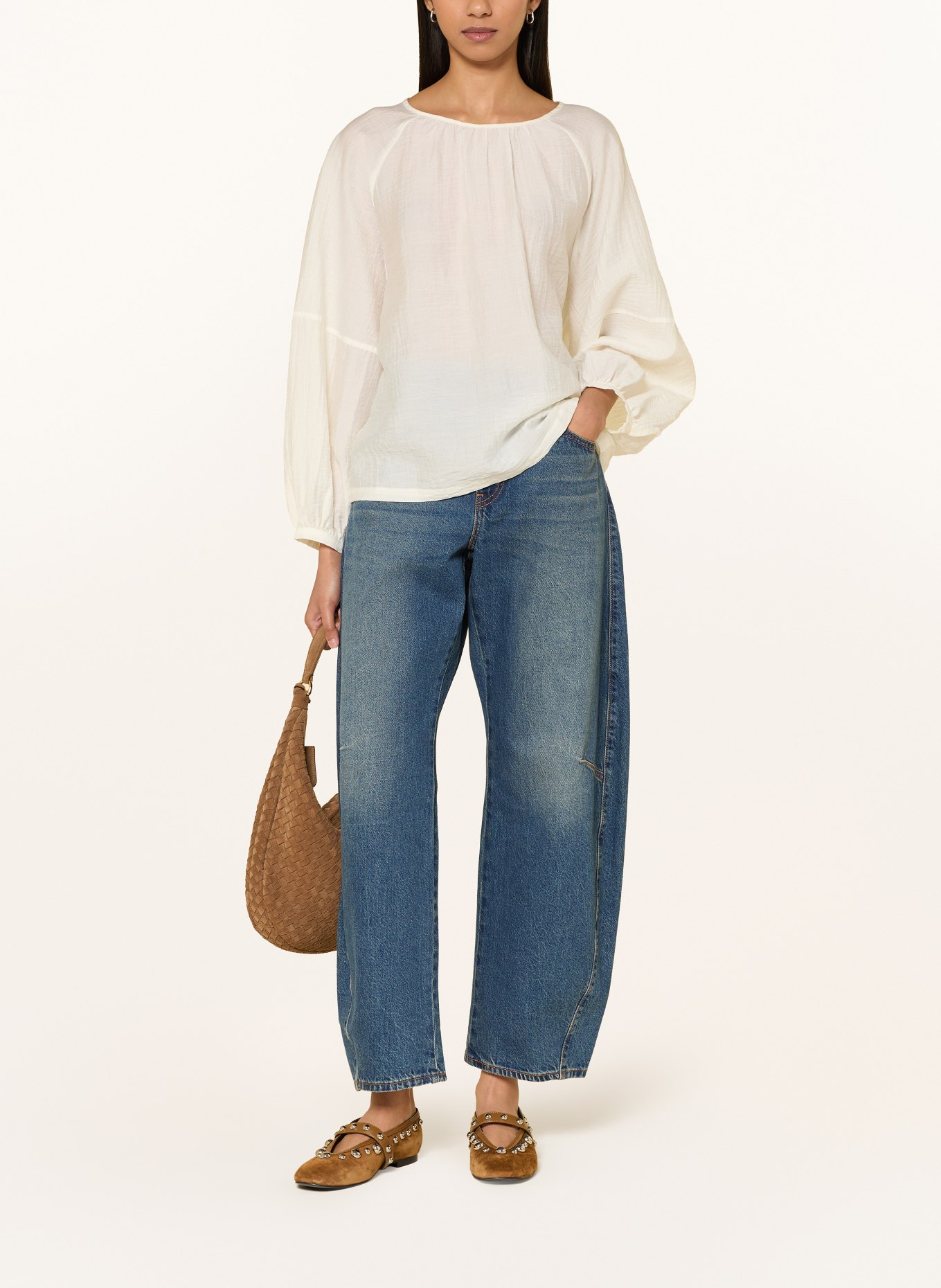 OPUS Blouse FIBIZA: WIT