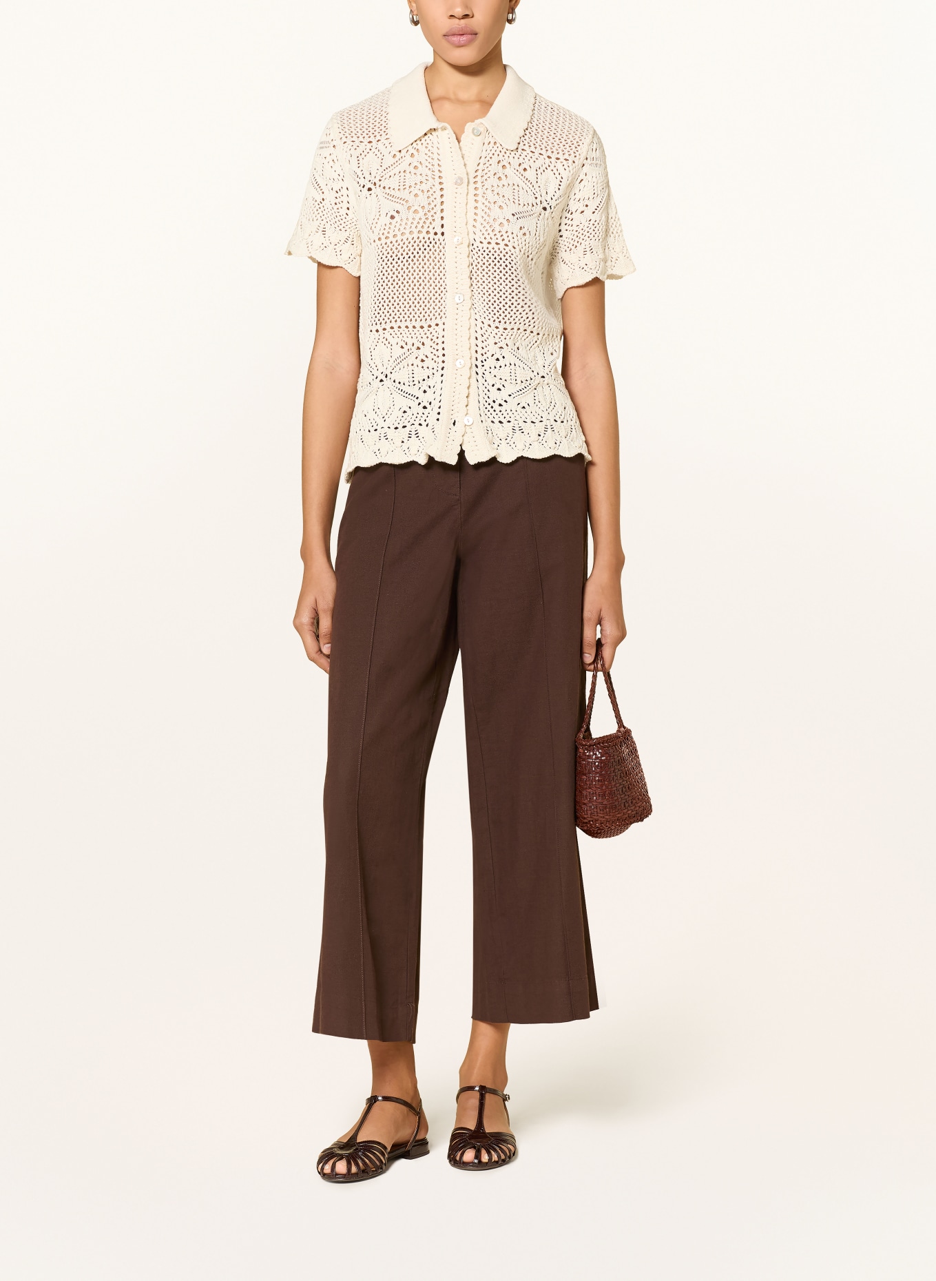 OPUS Culotte MEERI BREATH: DUNKELBRAUN