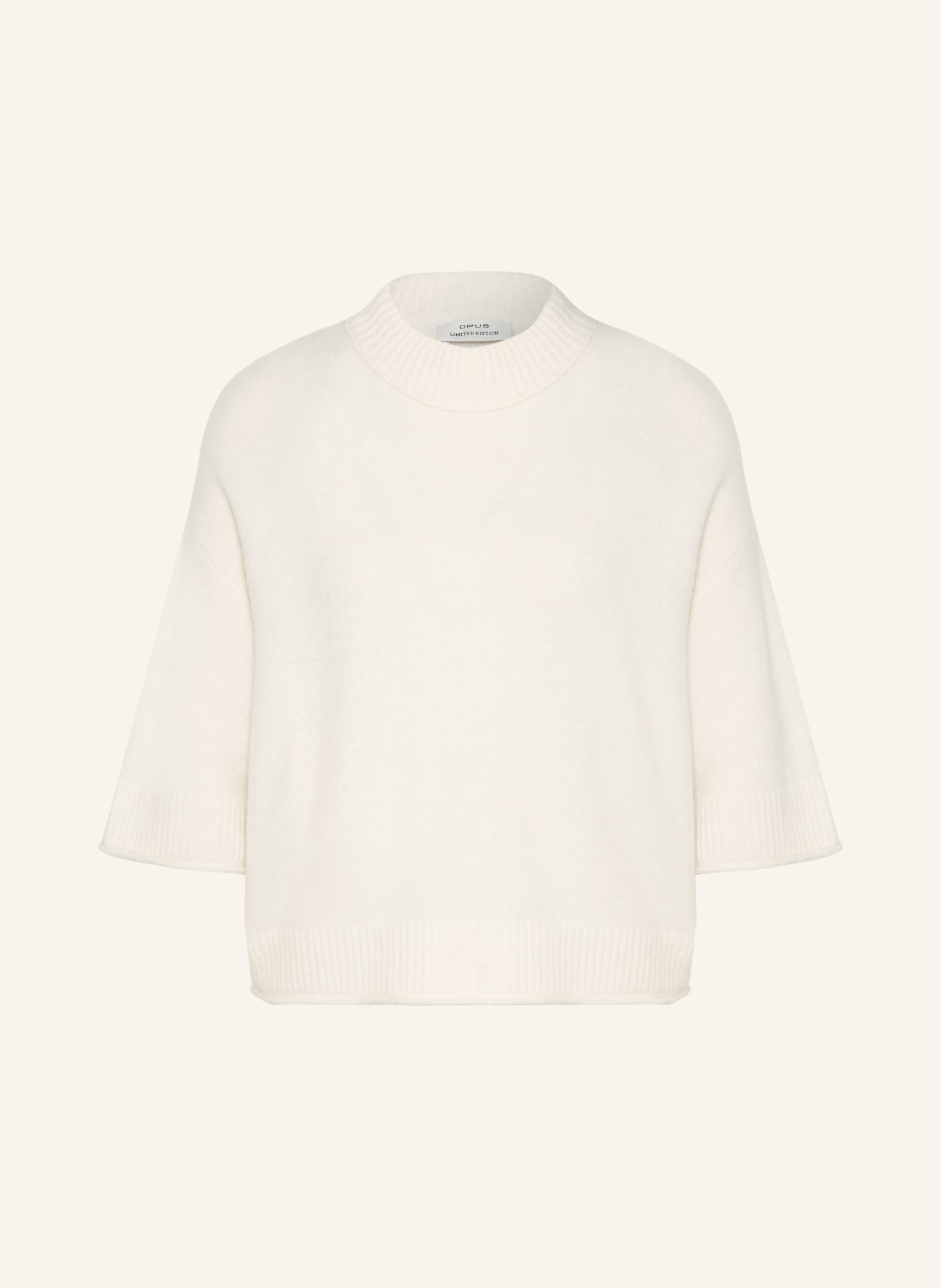 OPUS Pullover PAFINNA mit 3/4-Arm: CREME