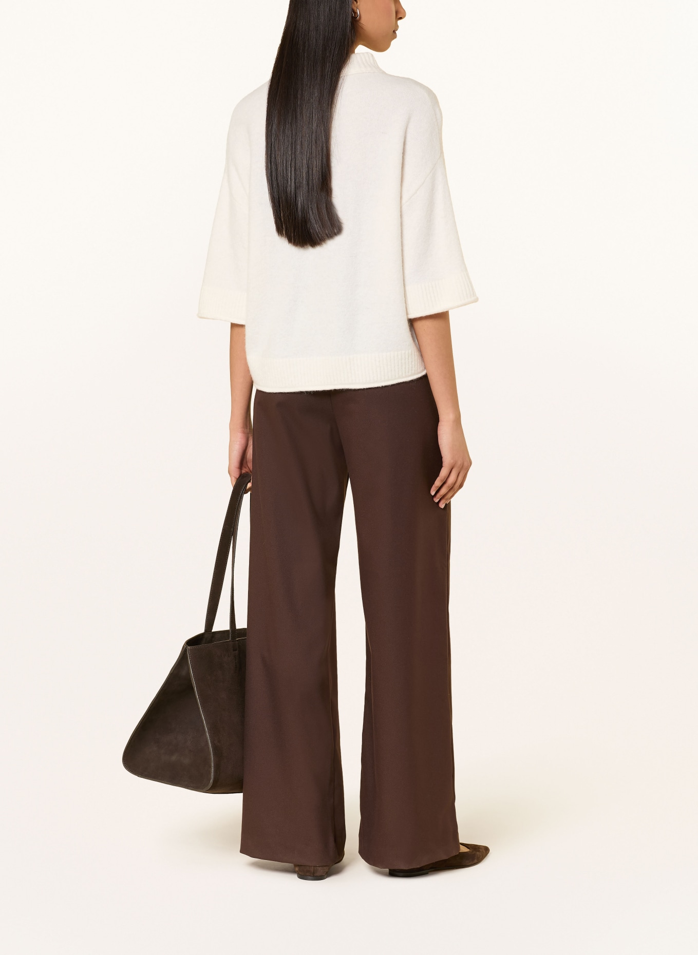 OPUS Pullover PAFINNA mit 3/4-Arm: CREME