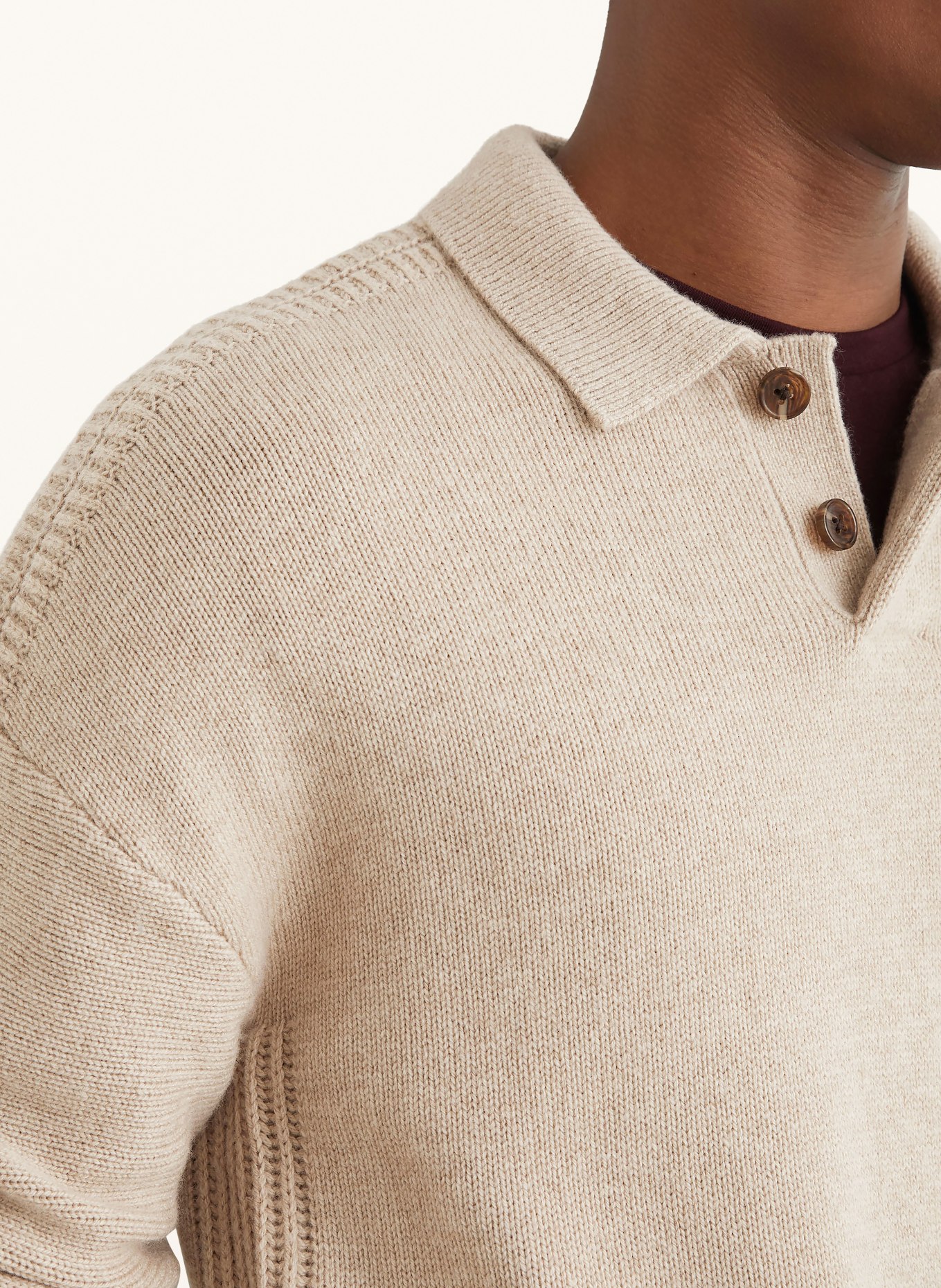 REISS Pull ELM: BEIGE