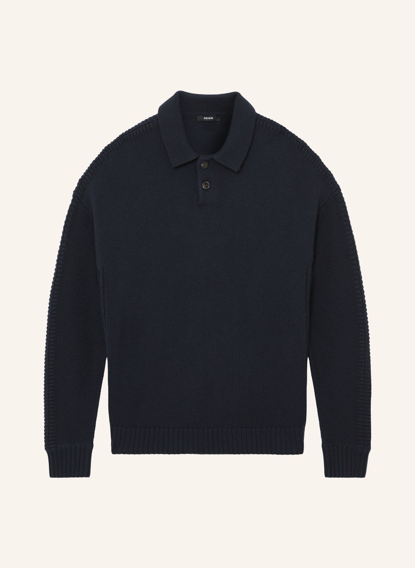 REISS Pull ELM: BLEU FONCÉ