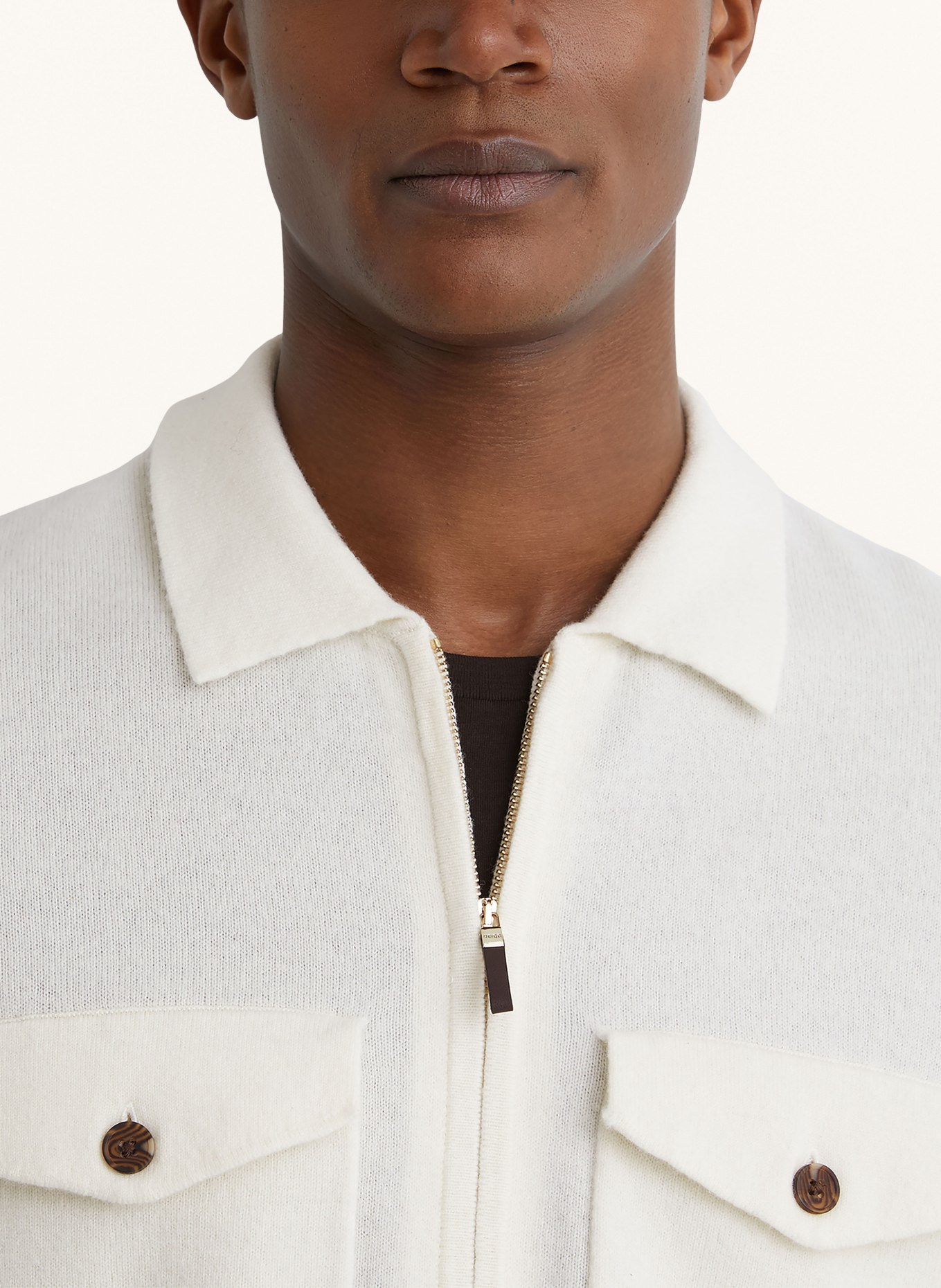 REISS Cardigan DUNSTALL: CRÈME