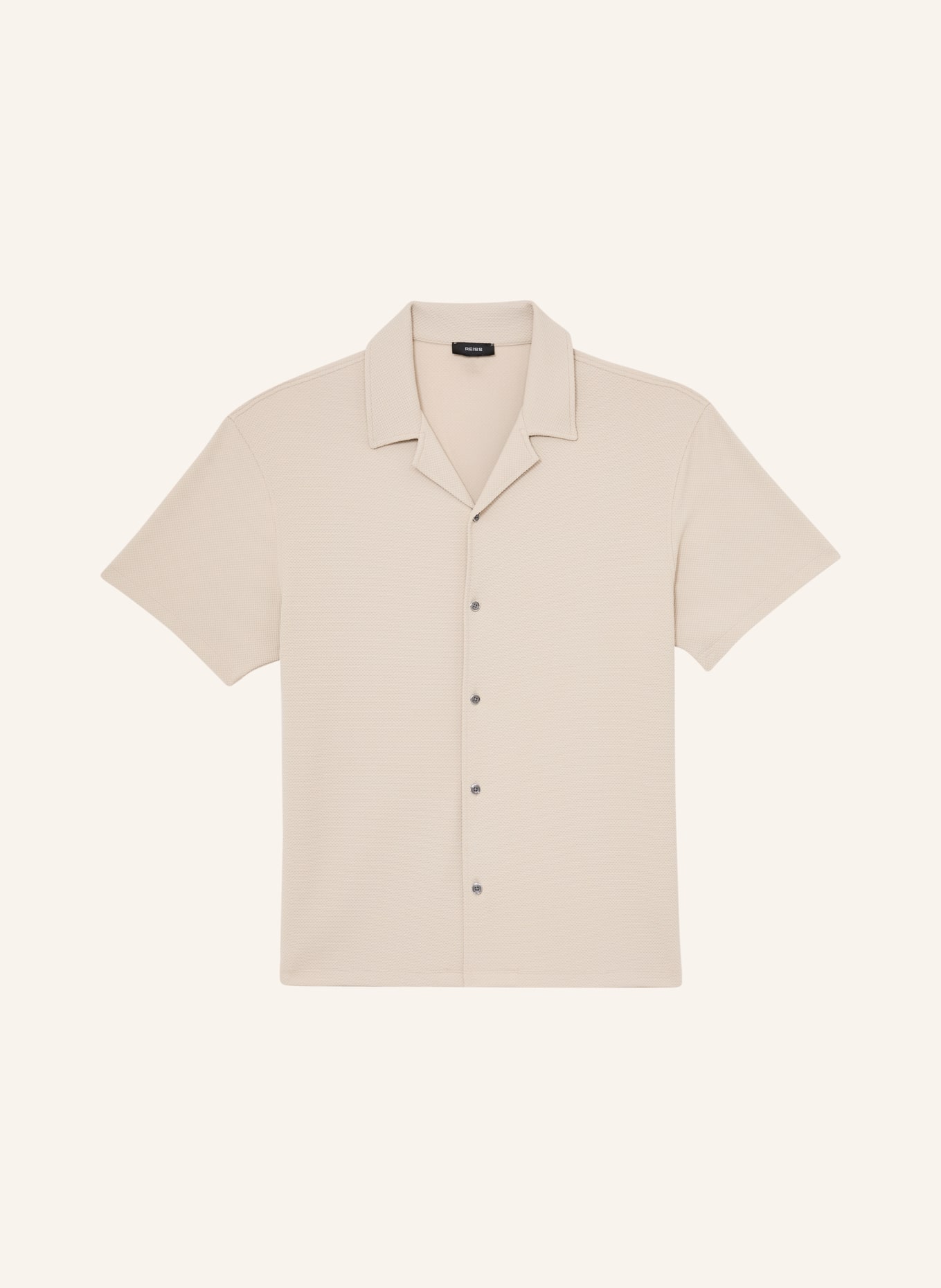 REISS Resorthemd CEDRIC Comfort Fit: BEIGE