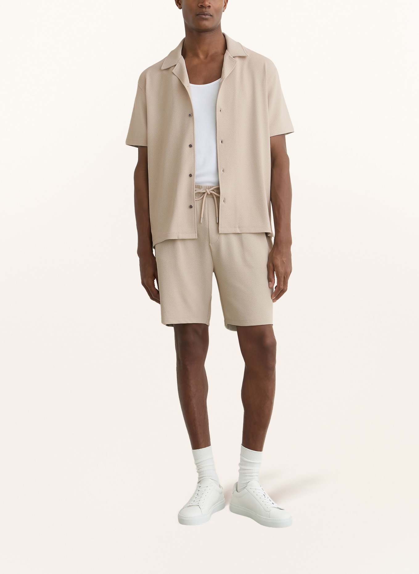 REISS Resorthemd CEDRIC Comfort Fit: BEIGE
