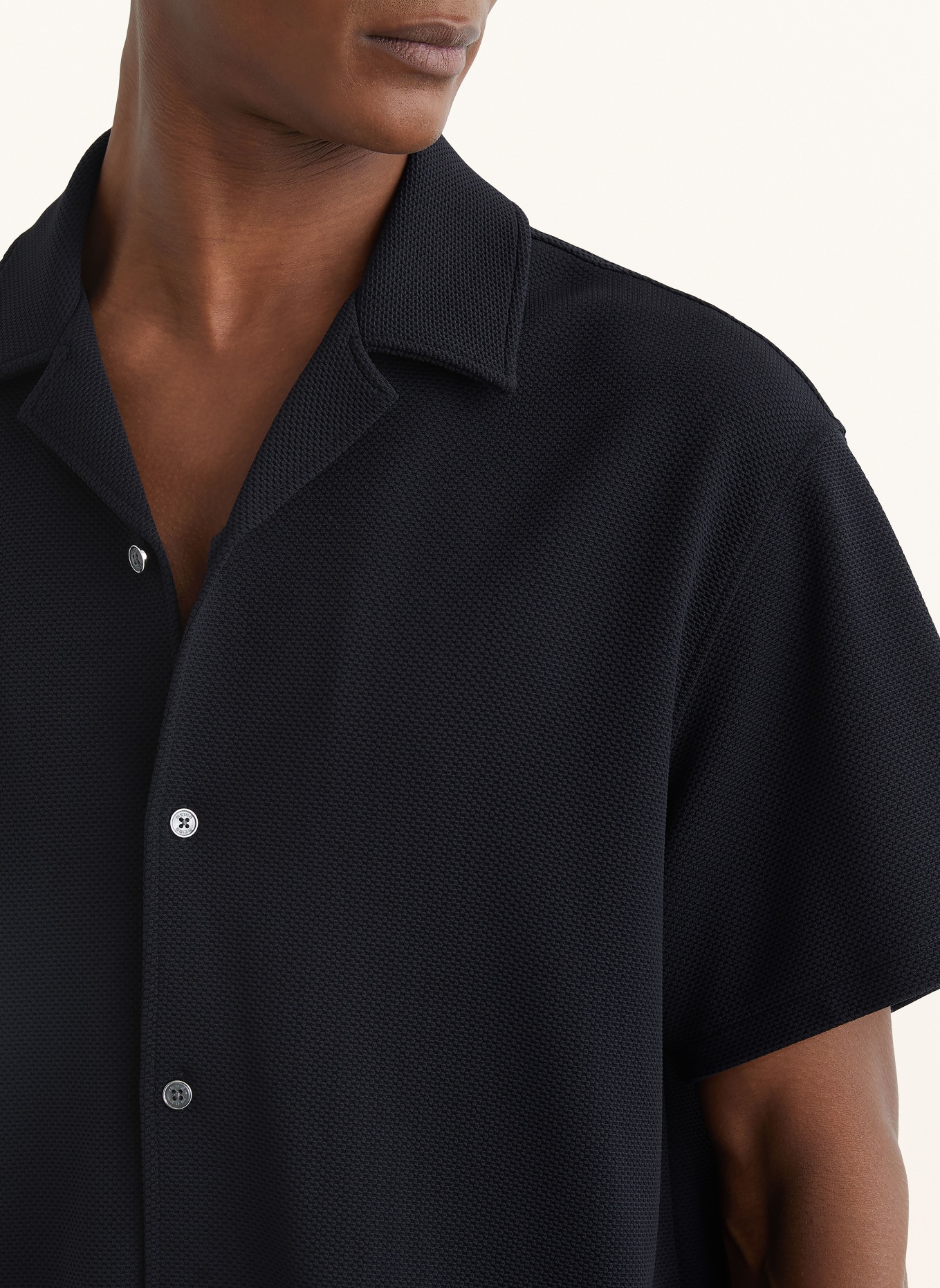 REISS Resorthemd CEDRIC Comfort Fit: DUNKELBLAU