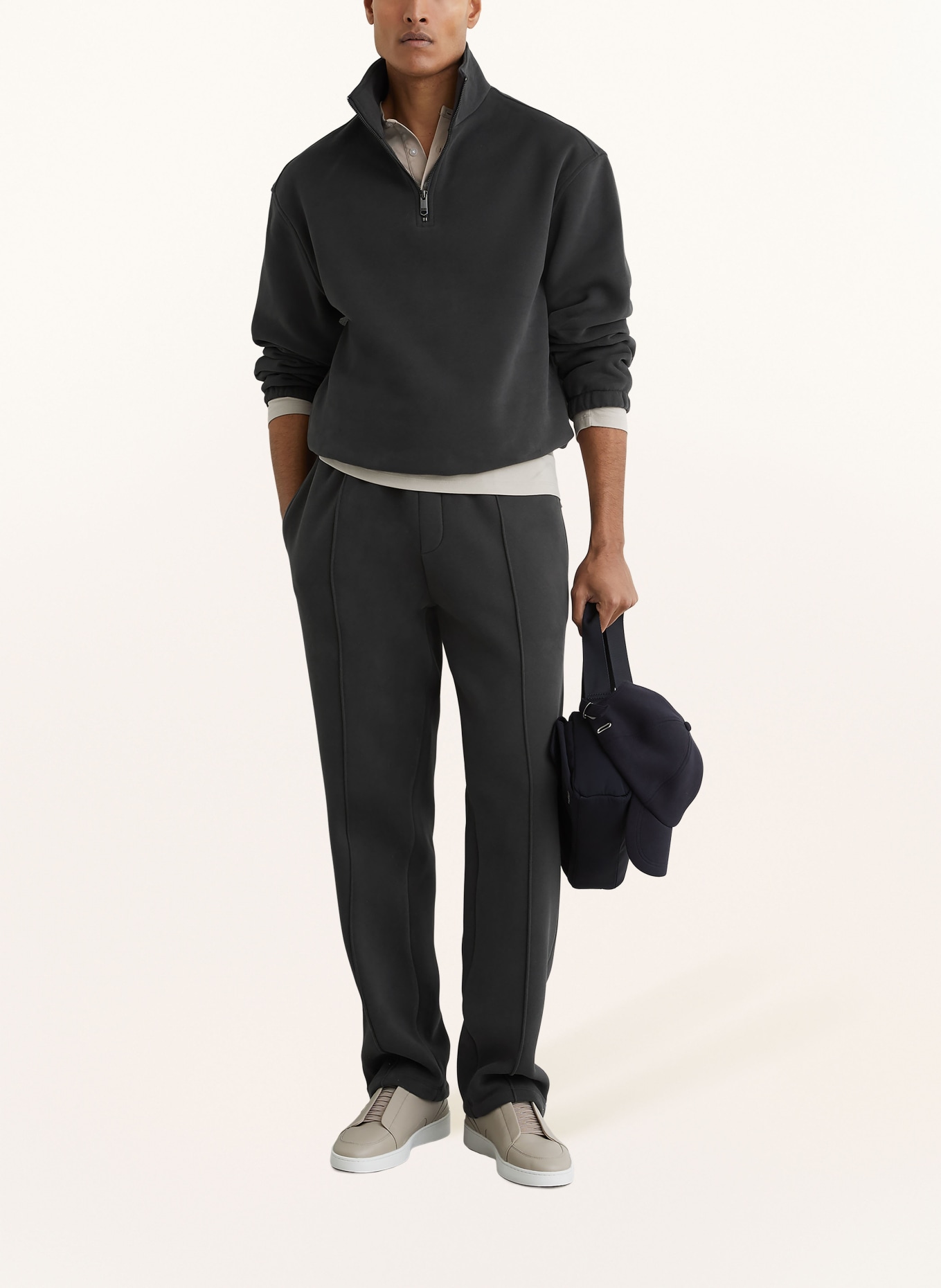 REISS Sweat-Troyer QUINN: SCHWARZ