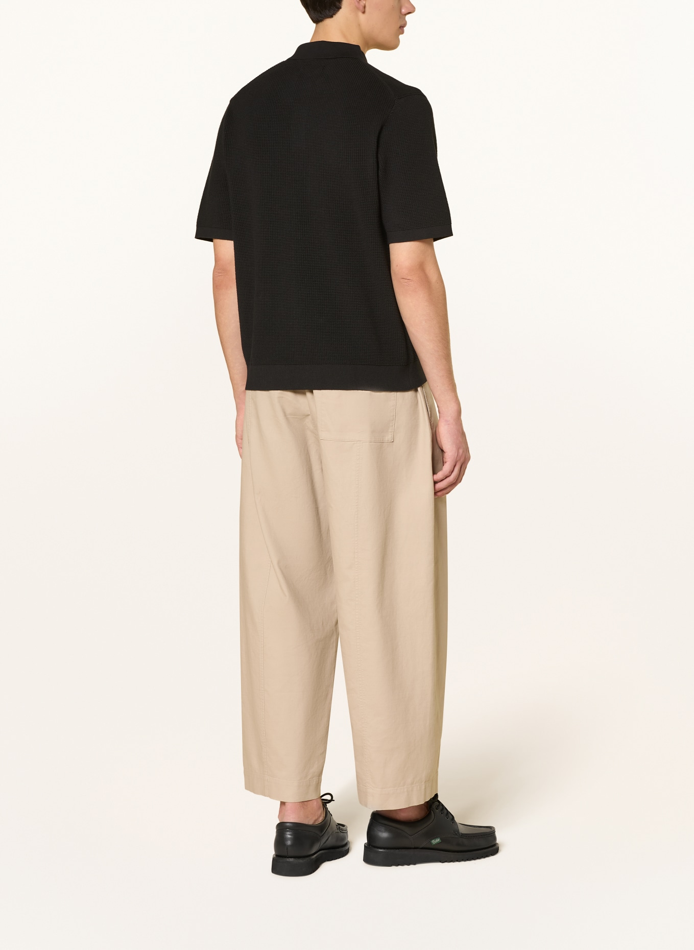 COS Regular-Fit Polo Shirt: BLACK