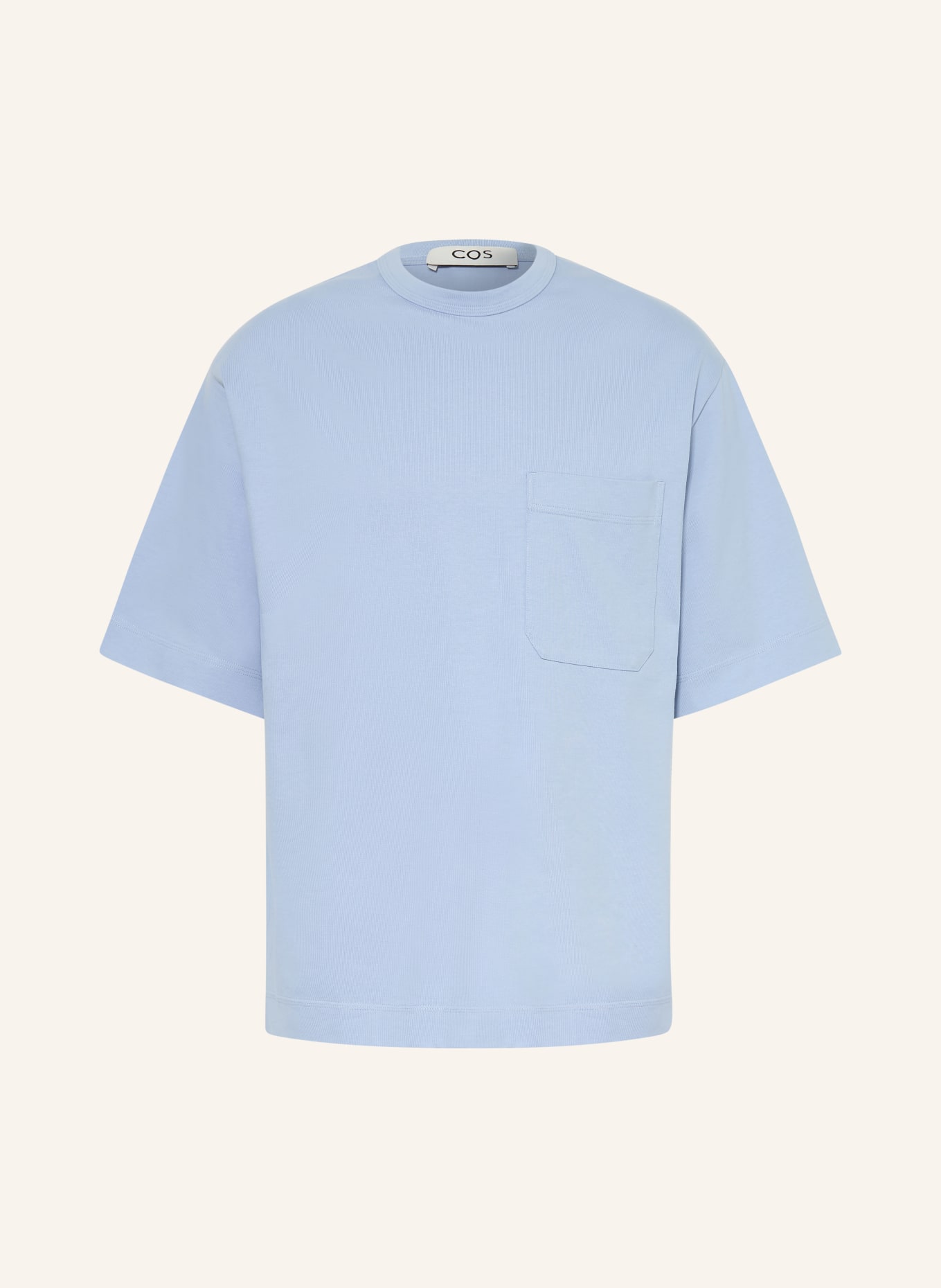 COS oversized shirt: LIGHT BLUE